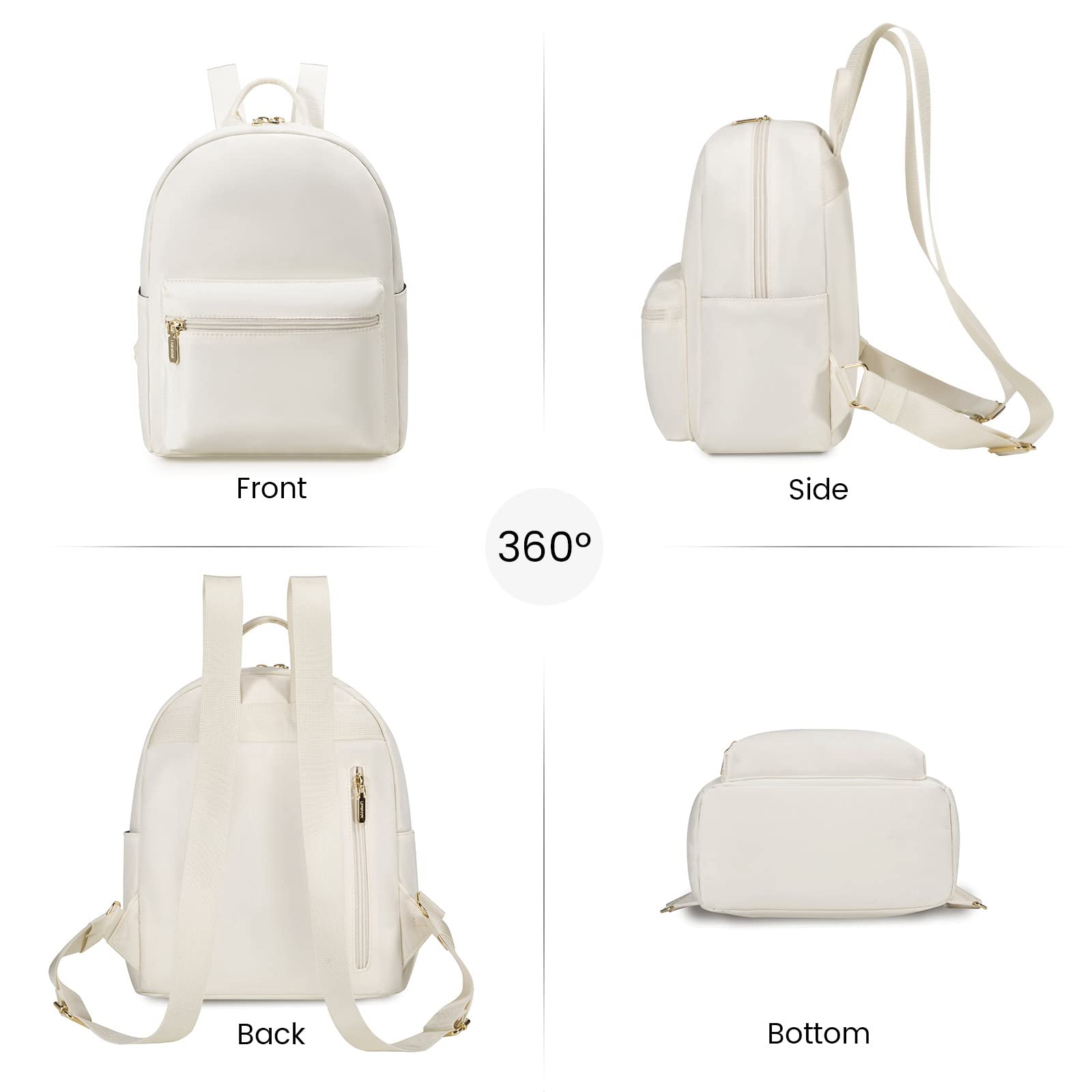 LOVEVOOK Mini Backpack for Women - Lightweight Waterproof Small Backpack Purse for Daily Use, Travel, Hiking & School - Stylish & Compact Daypack