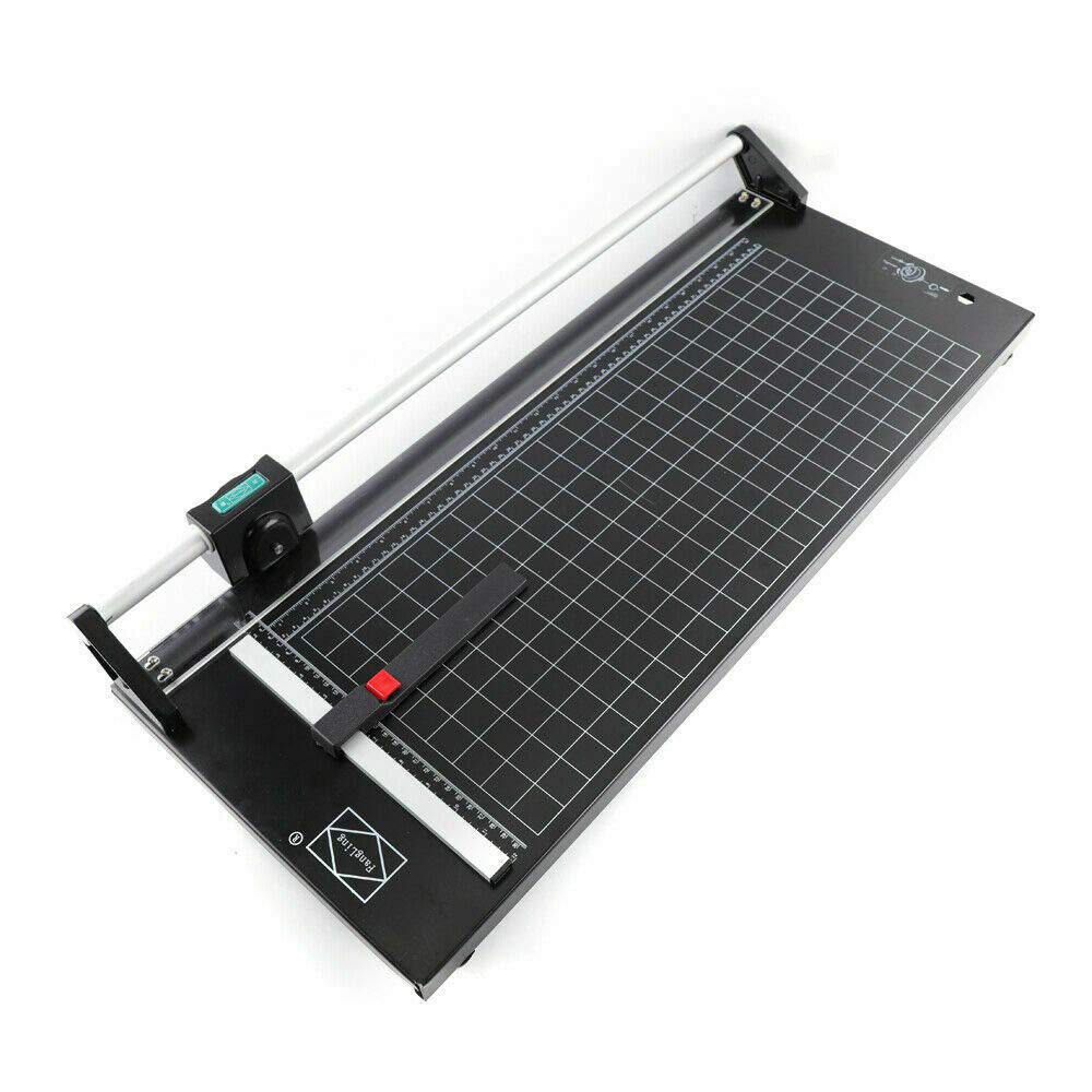 Heavy Duty 36 Inch Manual Rotary Paper Trimmer - Precision Rolling Paper Cutter for Photos, Cardstock, Laminated Paper, Labels & Scrapbooking - Perfect for Crafting, Office Use & DIY Projects