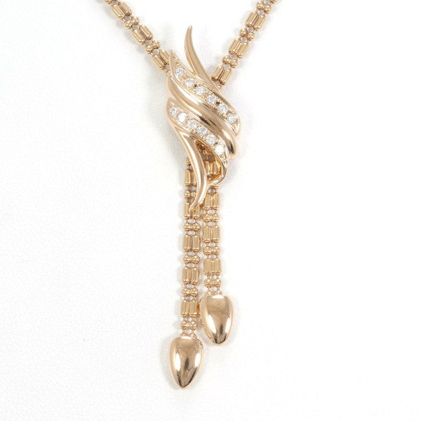 18K Pink Gold Diamond Necklace for Women - Elegant Pendant Jewelry Gift for Anniversary, Valentine's Day & Special Occasions