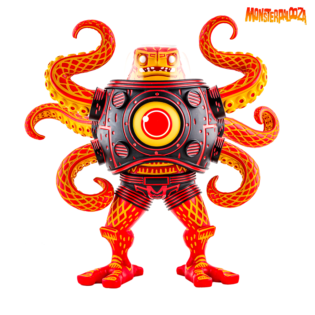 Attack Peter's Takoro Designer Vinyl Figure - Heat Wave Variant - Mondo Exclusive Collectible Toy for Anime Fans & Home Decor