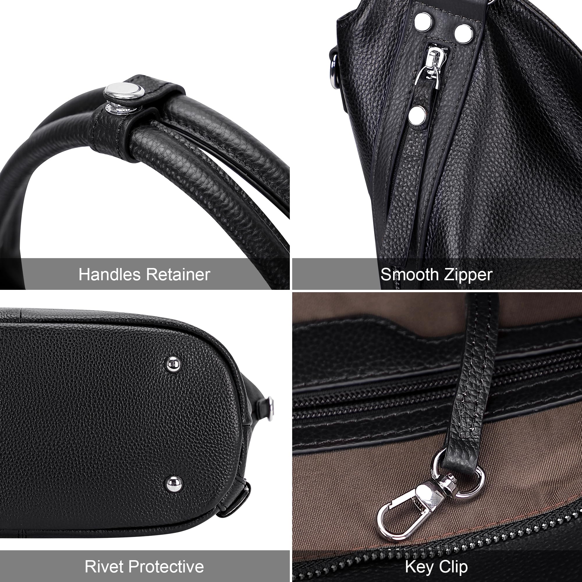 Genuine Leather Handbags for Women - Stylish Hobo Shoulder Bags & Ladies Tote Purse | Perfect for Work, Travel & Everyday Use