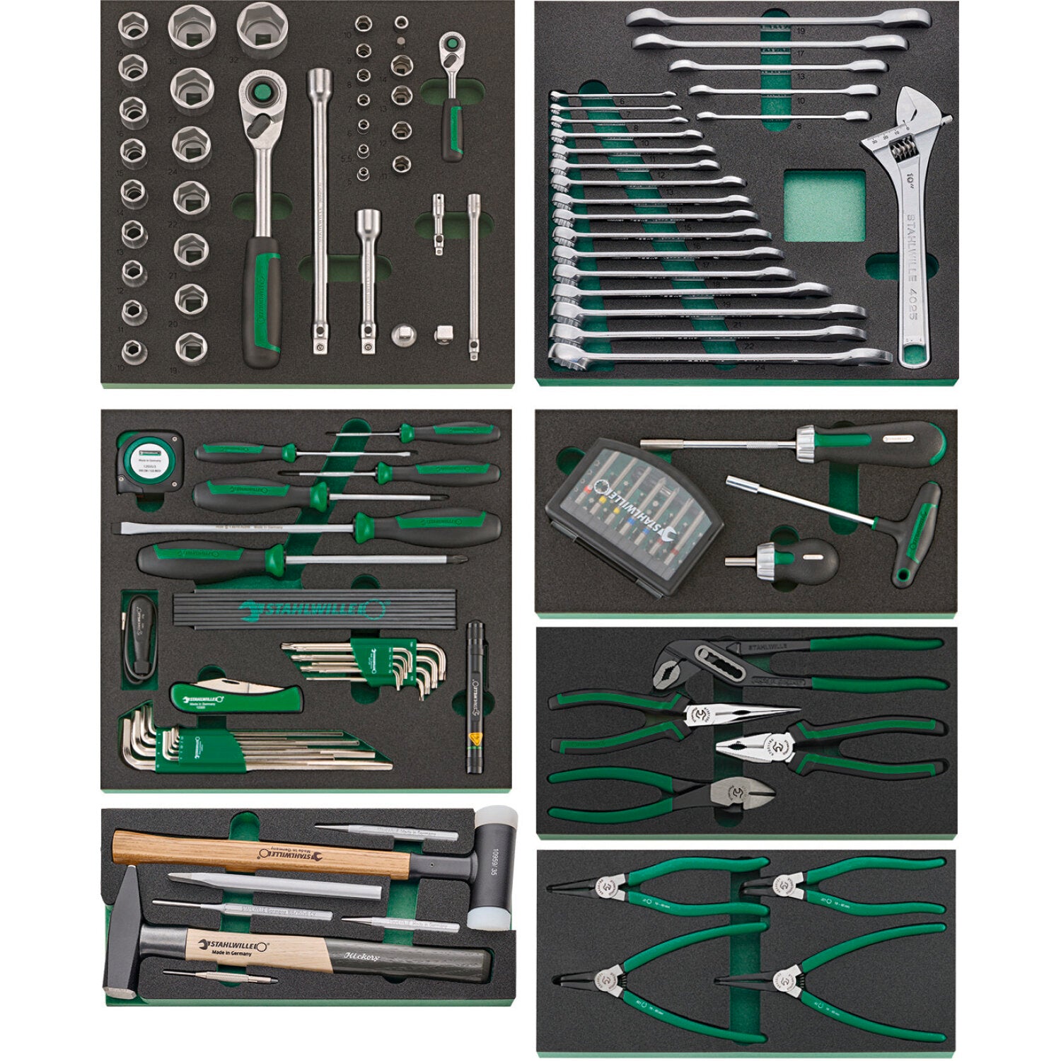 Stahlwille 97830256 Professional Tool Set - High-Quality Assorted Tools for Mechanics & DIY Projects | Perfect for Home Repair, Automotive Work & Construction