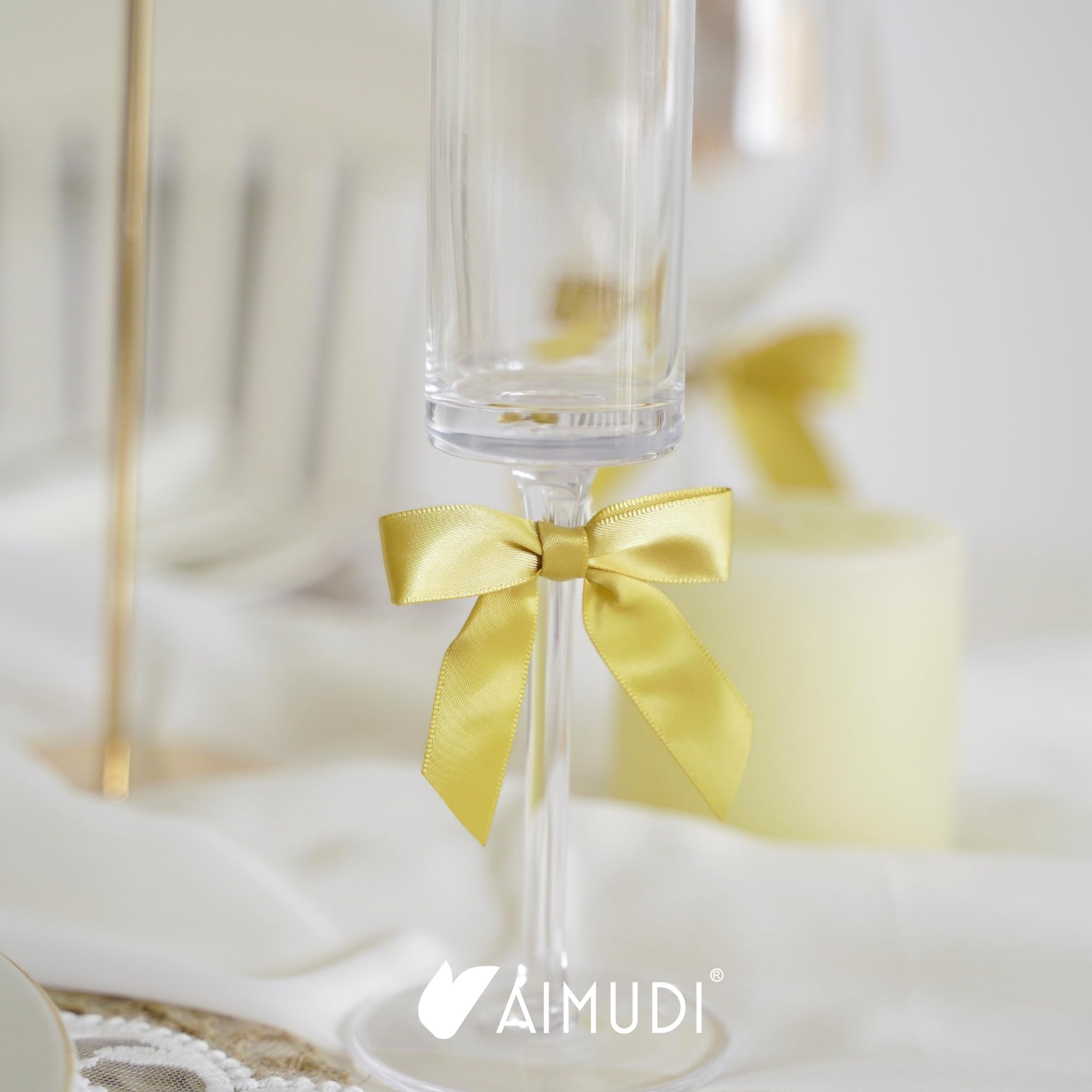 Small Gold Bows 2.5