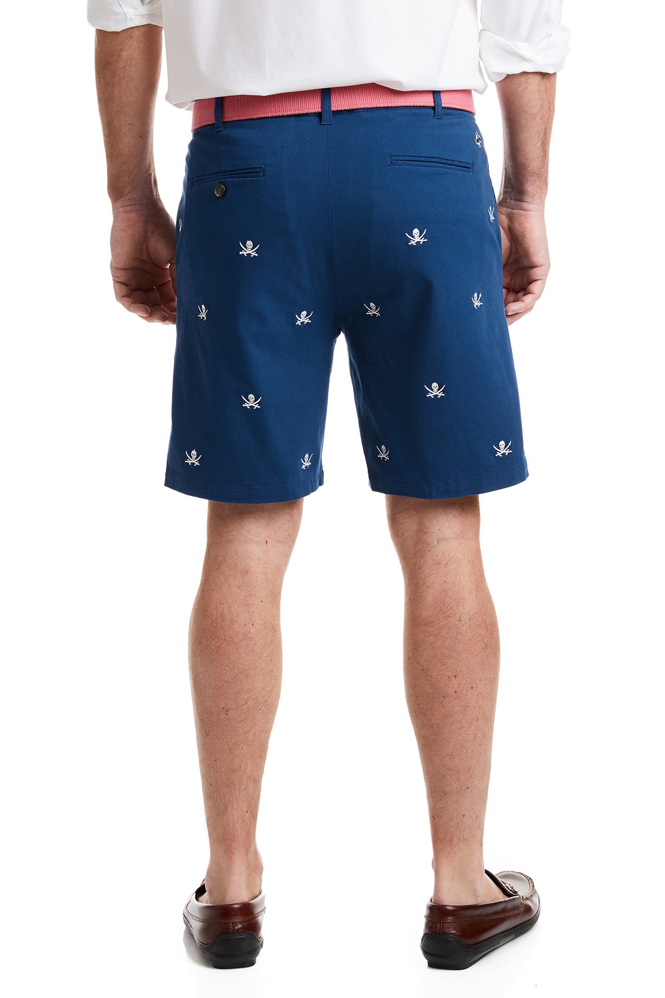 Cisco Short Nantucket Navy with Calico Jack - Classic Men's Casual Shorts for Summer Beach, Travel & Outdoor Activities