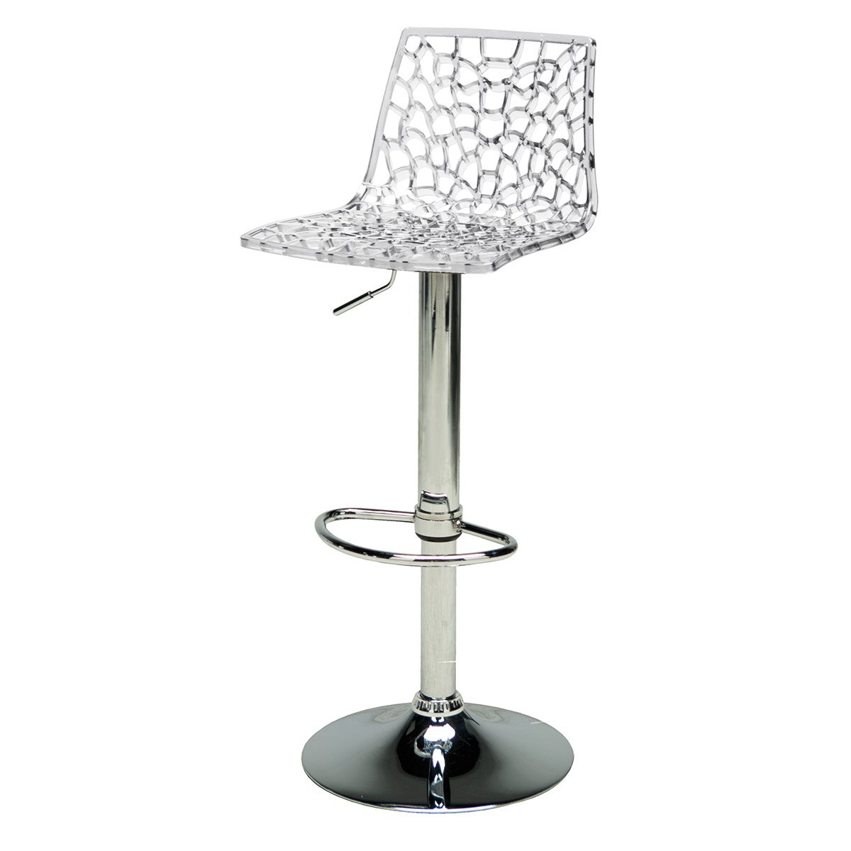 Upon Spider Gas Chair - Transparent Crystal Clear Acrylic Modern Design for Home, Office, and Outdoor Use