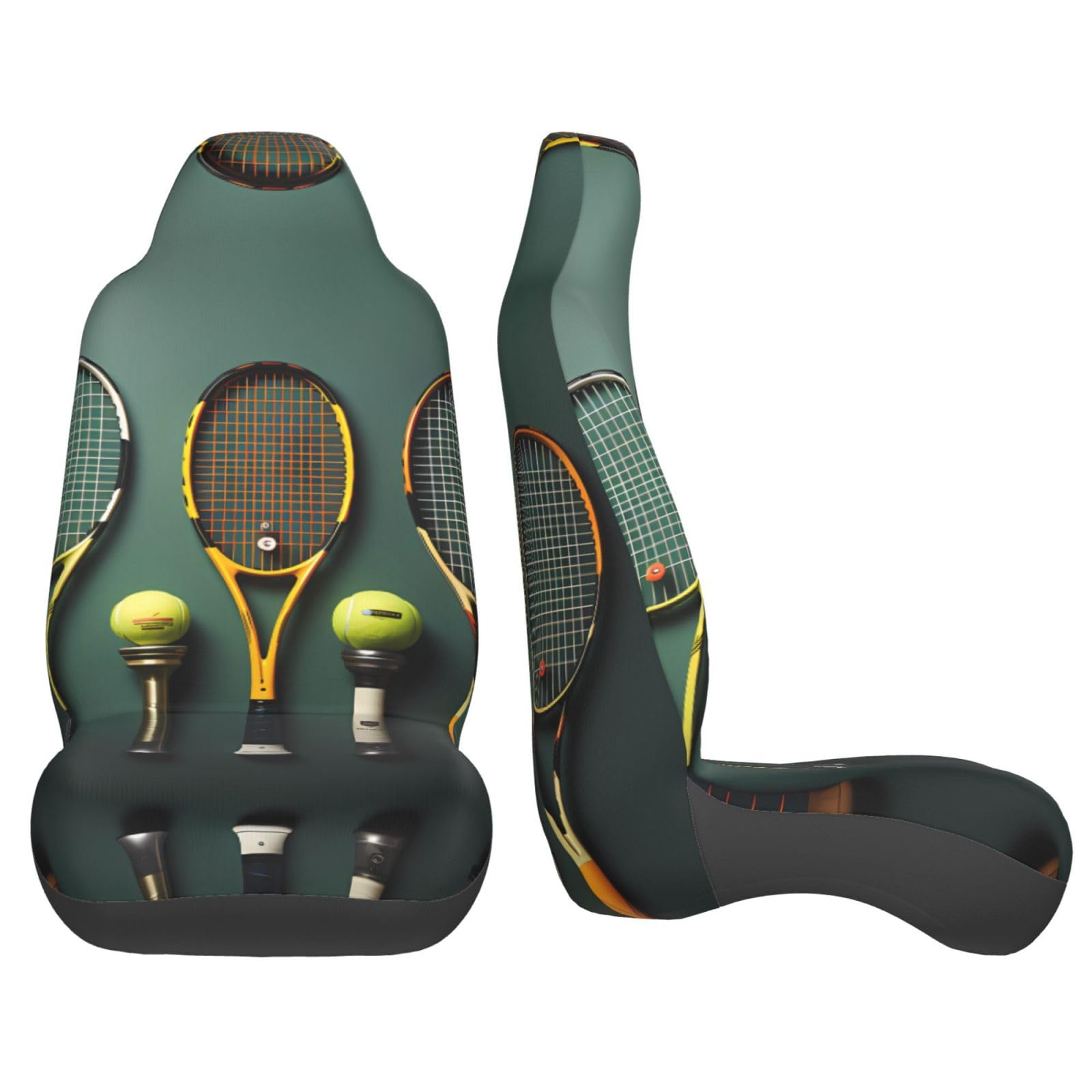 Elastic Durable Car Seat Covers for Tennis Balls and Rackets - Protect Your Car Seats with Comfortable Covers for Sports Enthusiasts and Daily Commuters