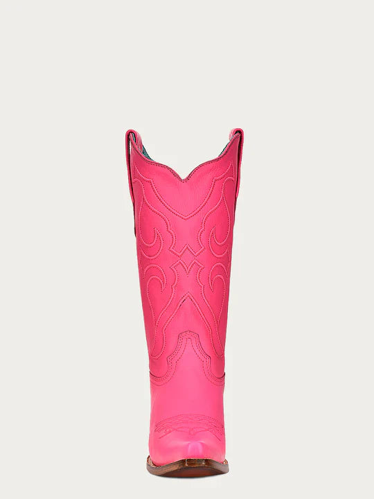 Z5138 Women's Embroidered Fuchsia Snip Toe Cowboy Boots - Western Fashion for Country Rides, Concerts & Festivals