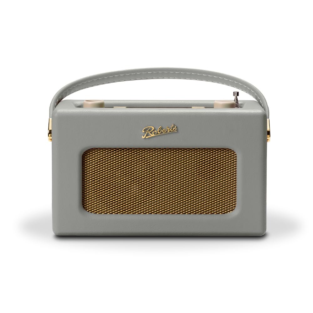 Roberts Revival RD70DG FM/DAB/DAB+ Digital Radio with Bluetooth - Dove Grey | Portable Wireless Speaker for Home, Office & Travel | Premium Sound Quality for Music & News