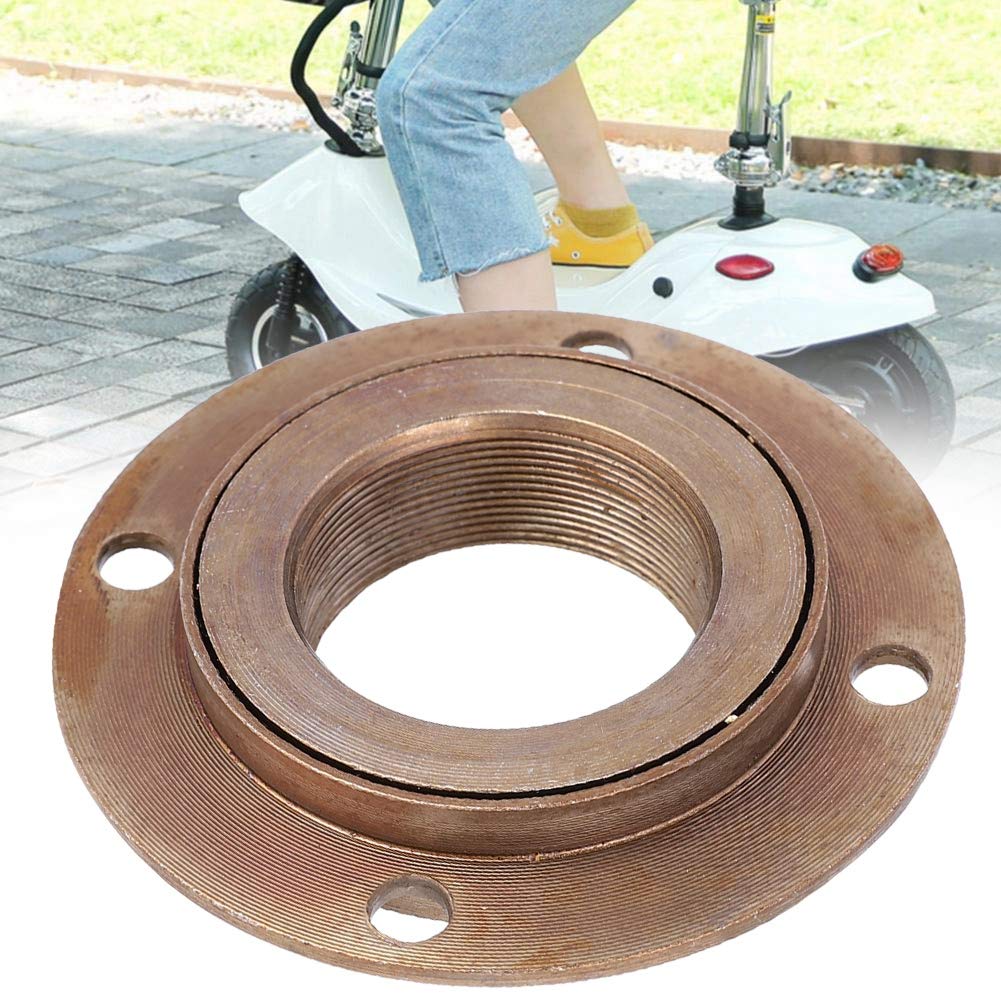 Electric Scooter Wheel - Metal 4-Hole Toothless Flywheel Replacement Wheel for Electric Scooters | Durable Scooter Accessory for Commuting & Outdoor Riding