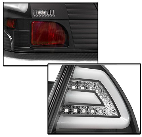 LED Tail Lights for 2006-2013 Chevy Impala - Black LED Bar Tube Signal Brake Lamps - Easy Installation & Waterproof - Perfect for Night Driving & Car Customization