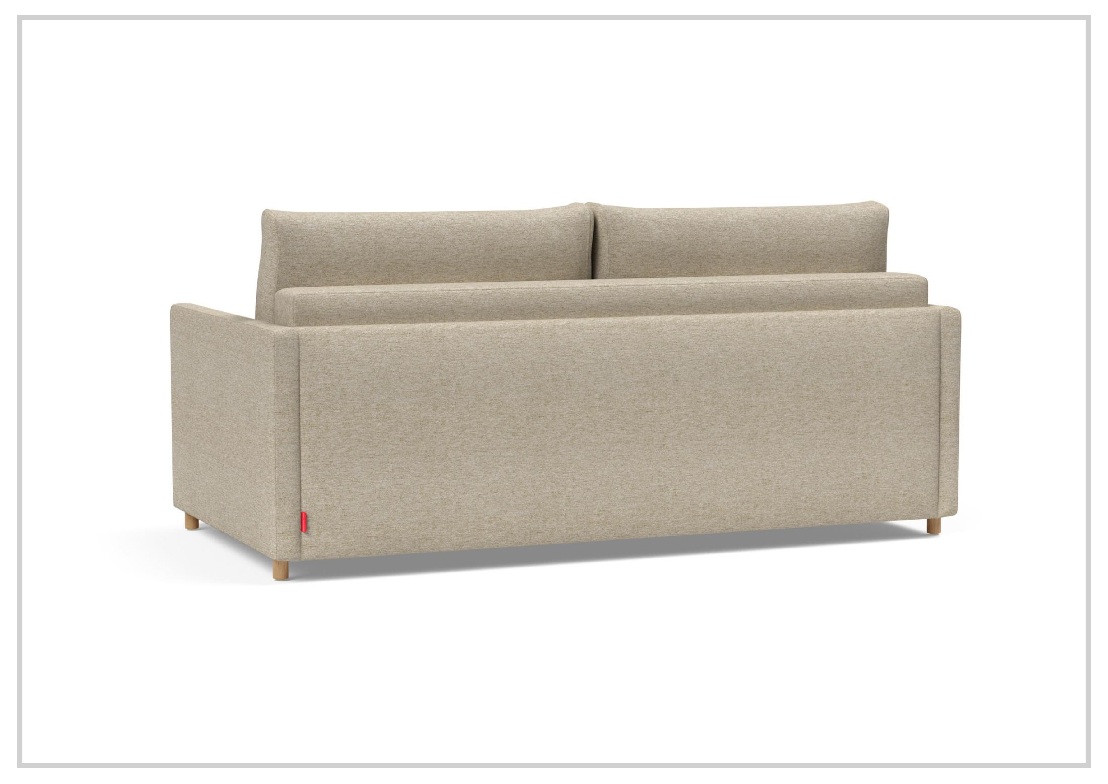 Innovation Living Neah Fabric 2-Seater King Size Sleeper Sofa Bed - Convertible Comfort for Small Spaces & Guest Rooms