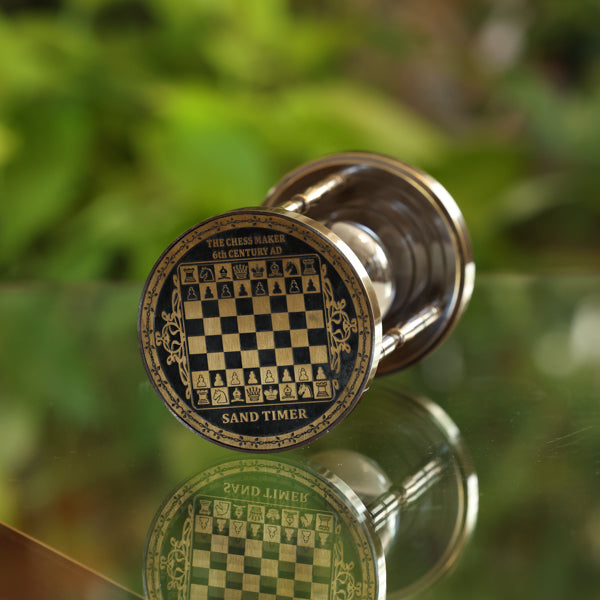 30-Minute Chess Sand Timer - Classic Game Timer for Chess, Board Games, and Strategy Games - Perfect for Tournaments, Home Play, and Classroom Use