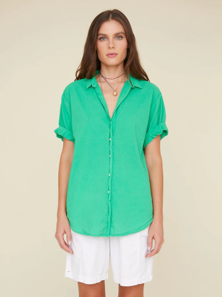 Channing Cotton Shirt for Men | Deep Mint Green Casual Button Down Shirt | Perfect for Office, Date Night & Summer Outfits