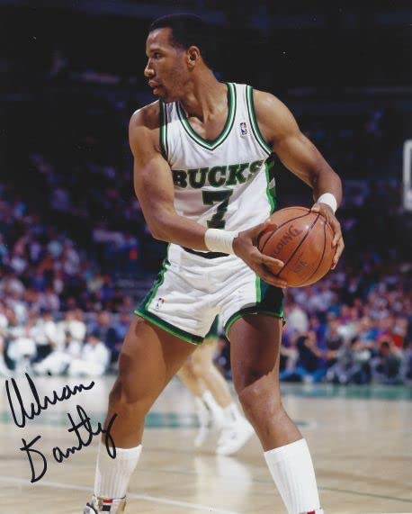 Autographed Adrian Dantley 8x10 Milwaukee Bucks Photo - Signed NBA Memorabilia, Collectible Basketball Player Picture - Perfect for Sports Fans, Man Cave Decor, and Gift for Basketball Enthusiasts