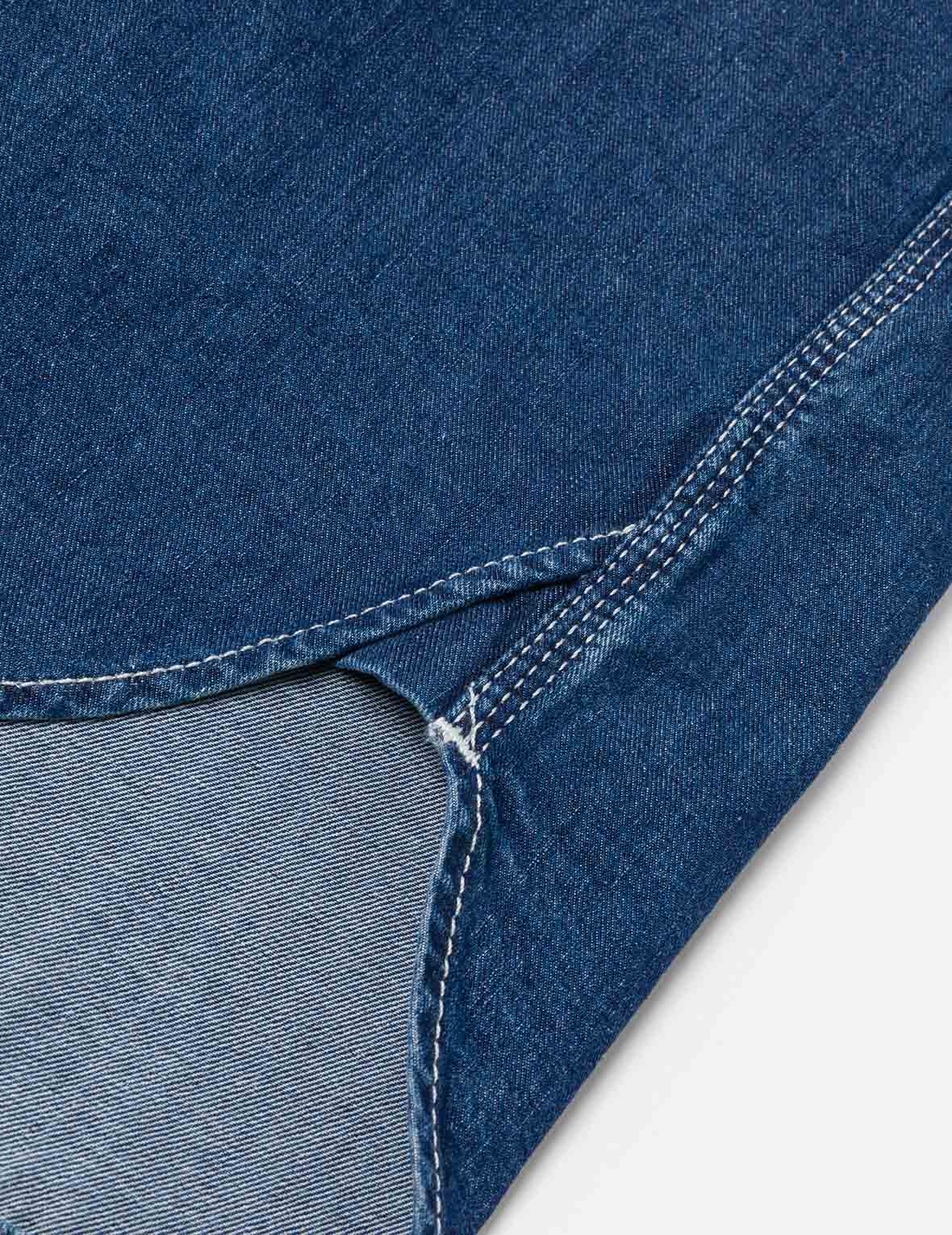 Custom Logo Embroidery Denim Short Sleeve Shirt for Men & Women | Stylish Casual Wear for Summer Outfits, Office Casual & Street Fashion