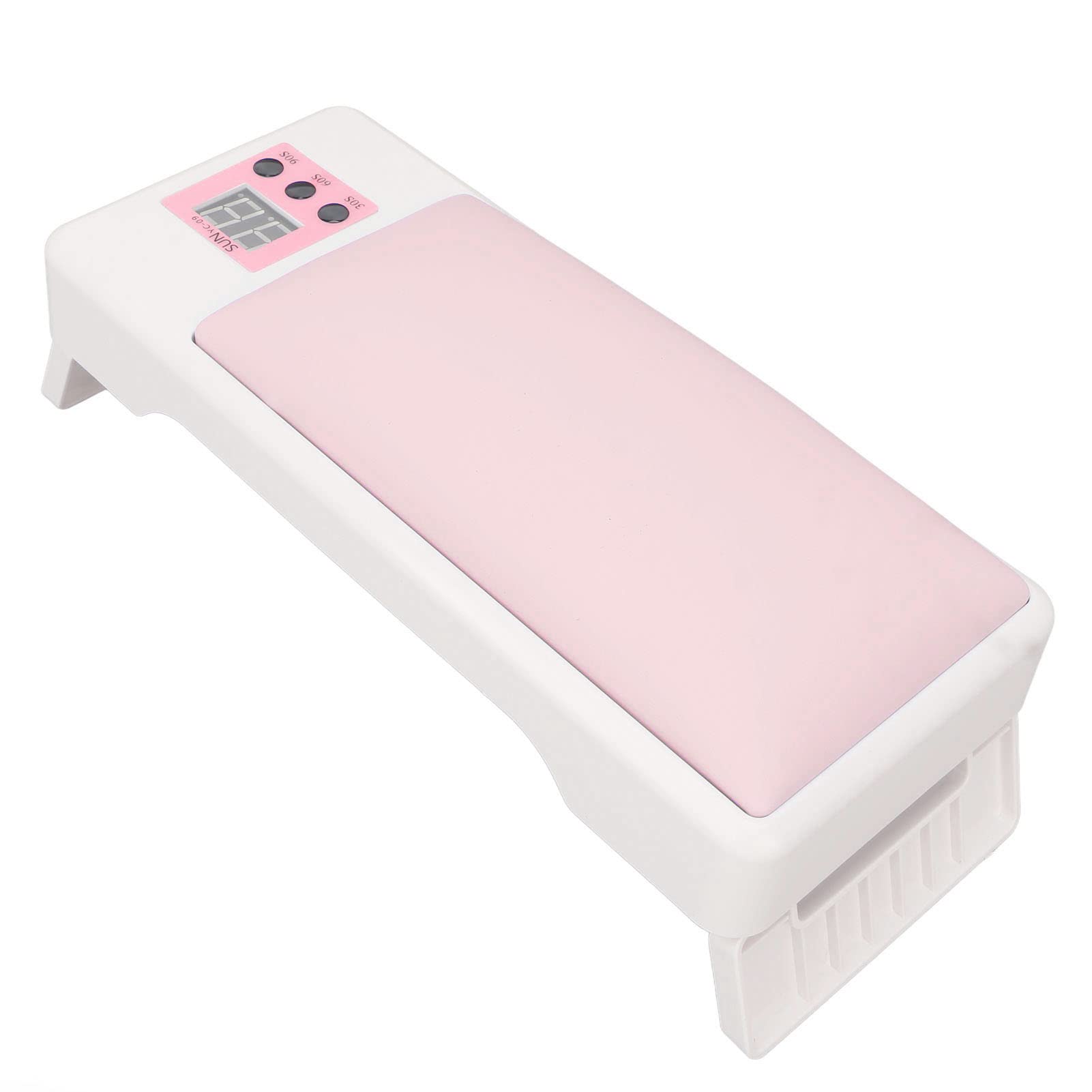 EXCLUZO Professional UV LED Nail Lamp for Gel Polish - Portable Folding Nail Light for Home & Salon Use - Perfect for Manicurists & DIY Nail Art (Pink) | Fast Curing for Gel Nails, Acrylics & Pedicures