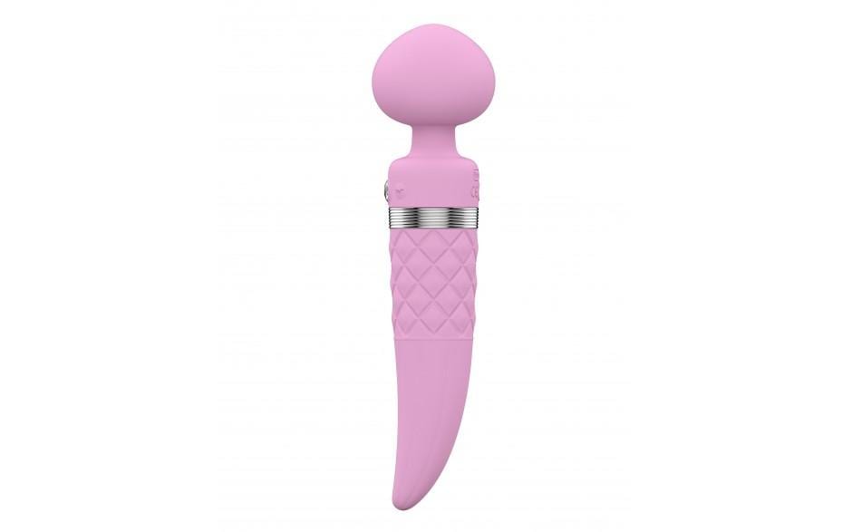 Pillow Talk Sultry Rotating Wand Massager - Rechargeable Personal Massage Wand for Women, Powerful & Quiet Vibrating Massager for Relaxation & Intimate Use - Perfect for Neck, Back & Full Body Massage at Home