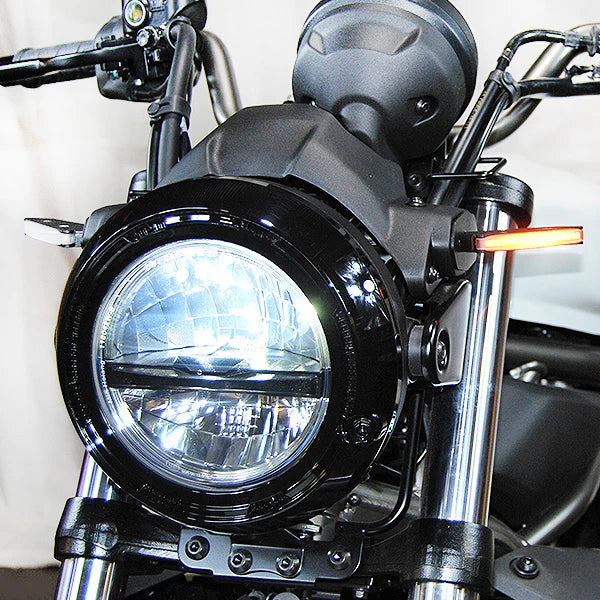 Kawasaki Eliminator 450 Front Turn Signals (2024-Present) - LED Motorcycle Indicators for Enhanced Visibility & Safety - Perfect for Night Riding & Urban Commuting