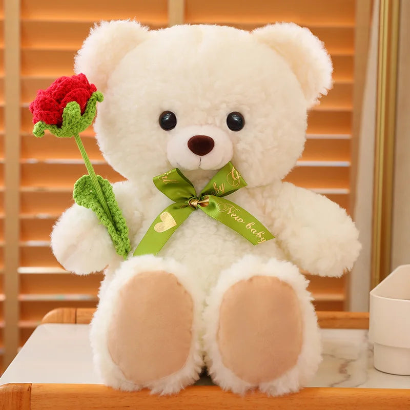 white rose bear