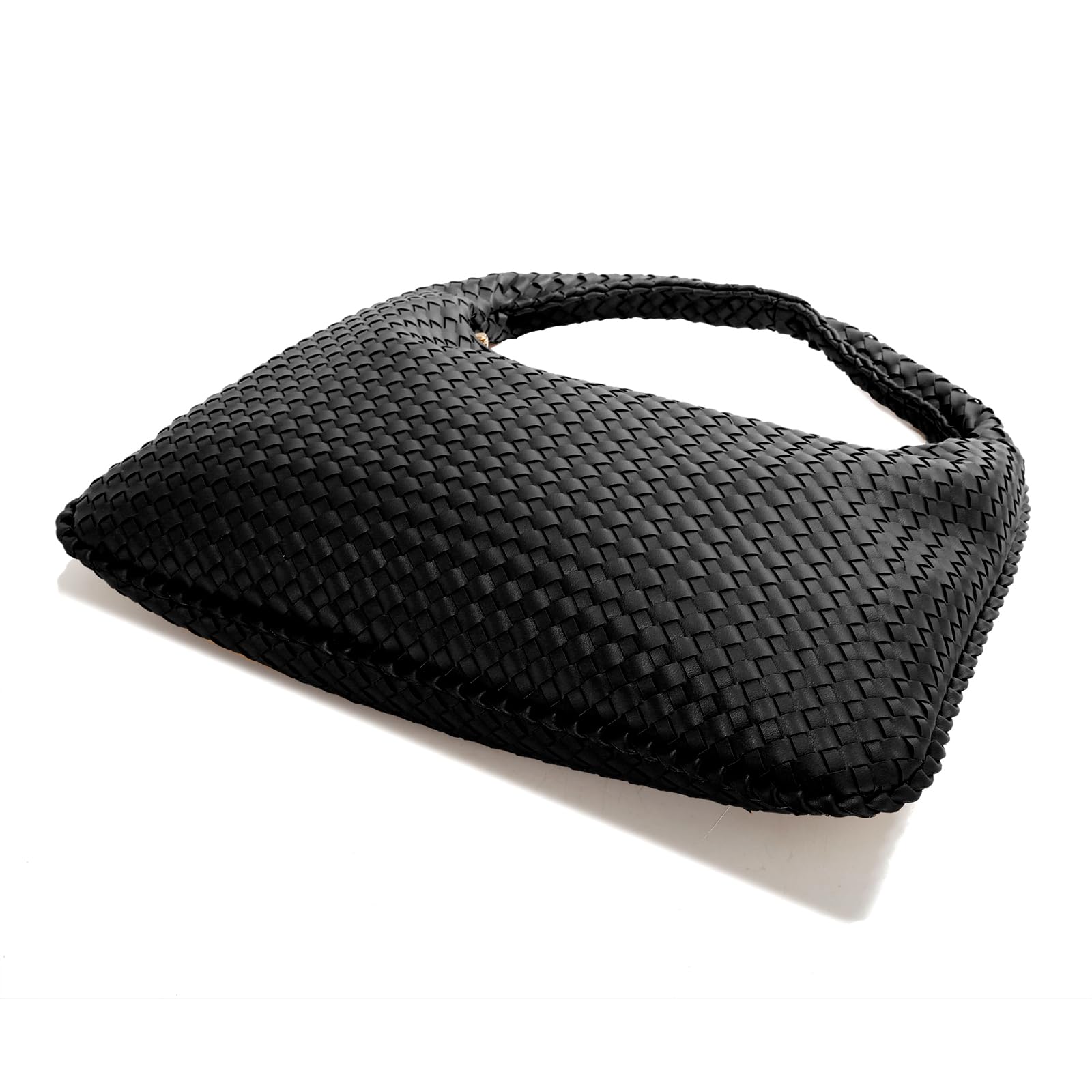 LA TERRE Woven Tote Bag for Women - Large Boho Hobo Handbag with Top Handle & Shoulder Strap - Perfect for Beach, Shopping & Travel Accessories