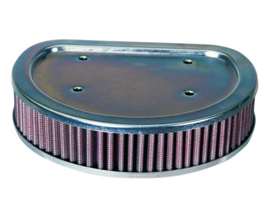 K&N High Performance Air Filter for 1999-2001 Harley Davidson FLHRCI FLHTCI FLHTCUI FLSTCI FLTRI - Premium Powersport Engine Air Filter HD-8899 (Black) - Improves Acceleration & Fuel Efficiency for Electra Glide, Heritage Softail & Road Glide Models