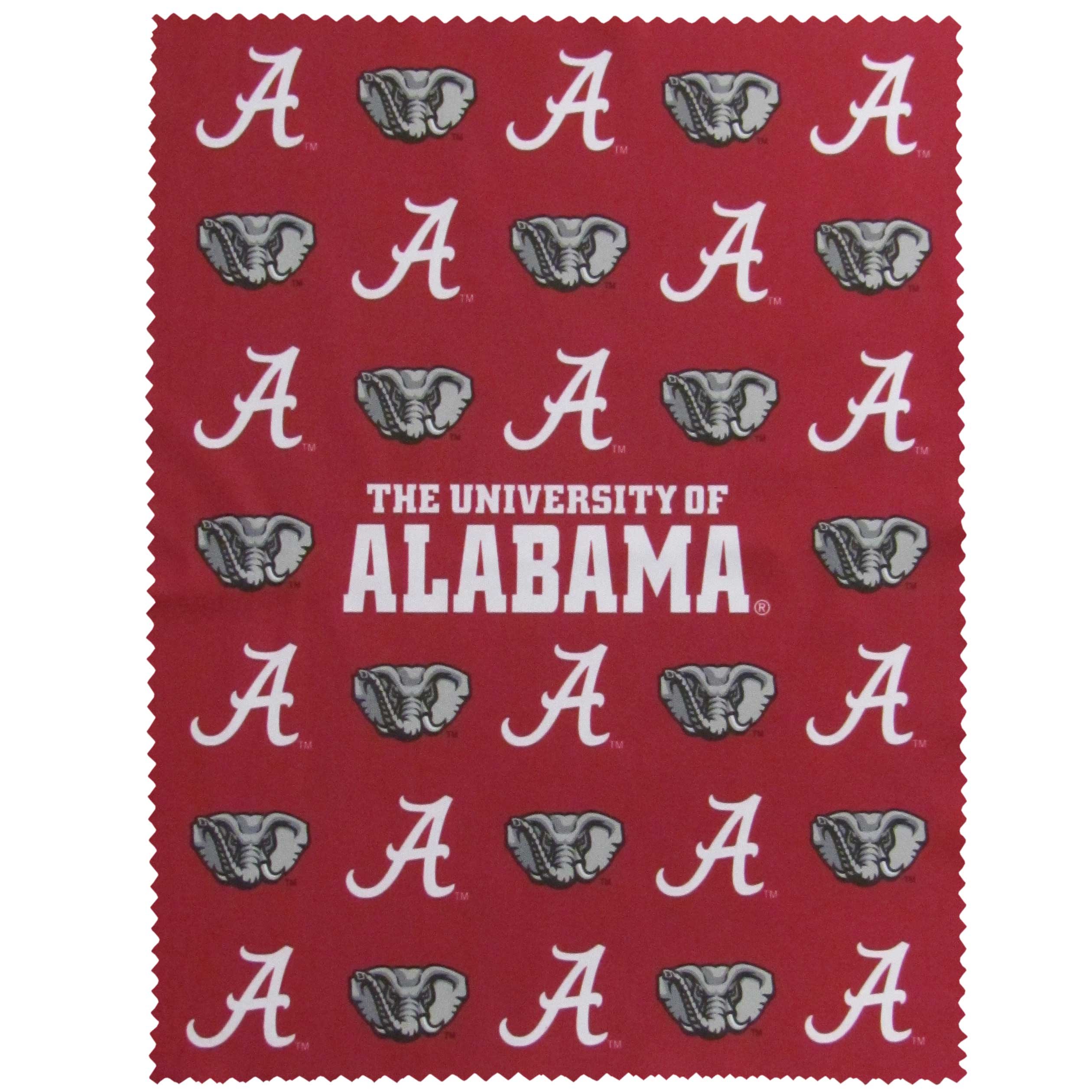 Alabama Crimson Tide NCAA iPad Screen Cleaning Cloth - Soft Microfiber Tech Accessories for iPhone, MacBook, Glasses & Electronics - Perfect for Fans, Students & Office Use