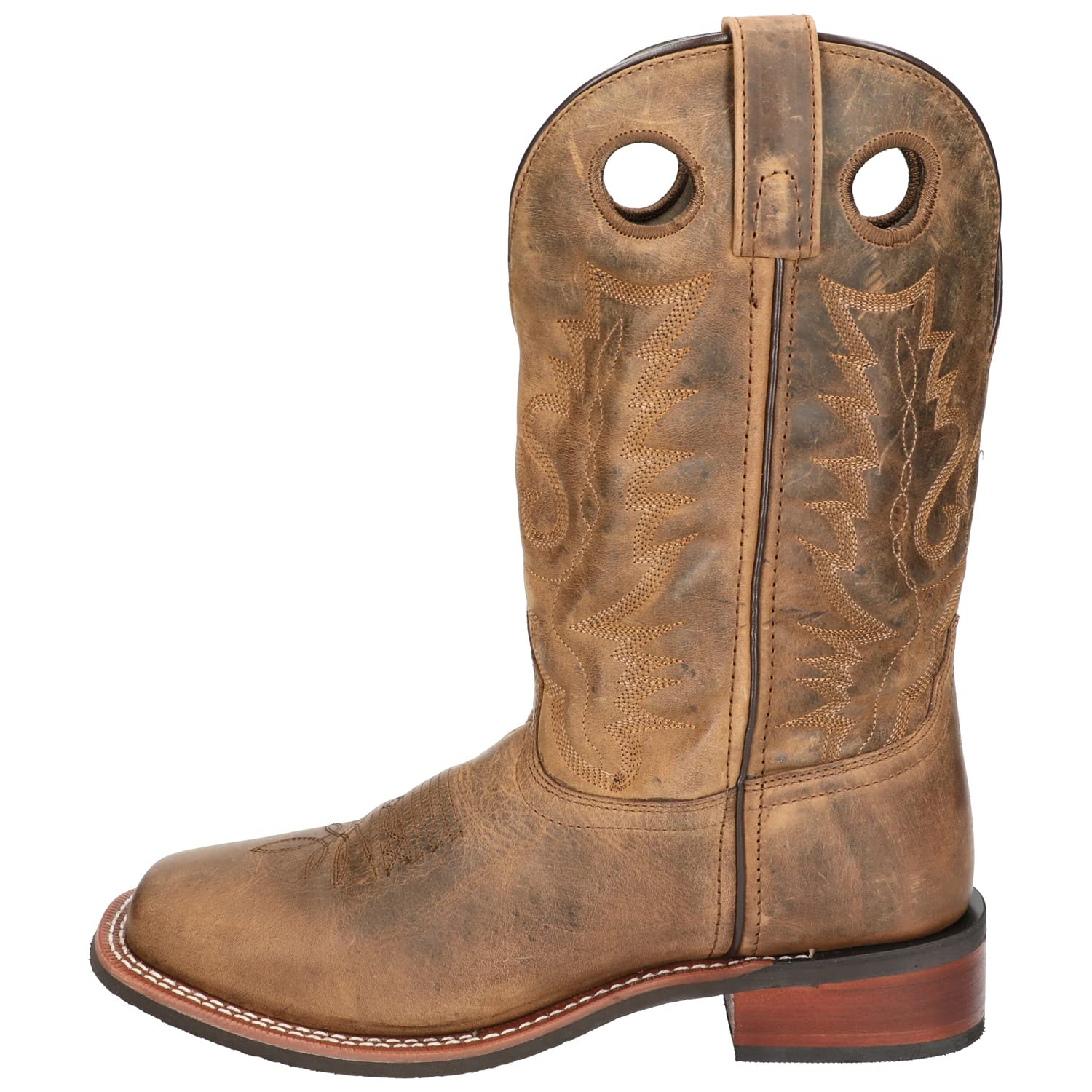 Smoky Mountain Men's 4912 Work Boots - Durable Leather Steel Toe Boots for Construction, Hiking & Outdoor Work - Waterproof & Slip Resistant Safety Shoes