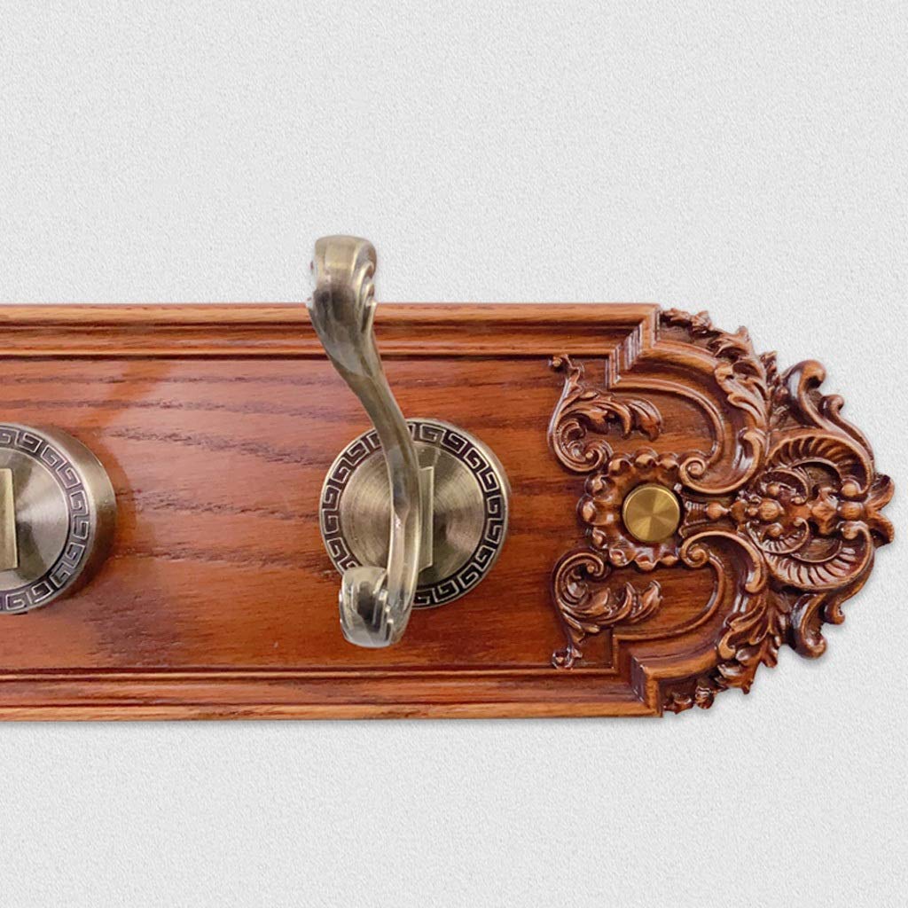 Premium Wall Mounted Coat Rack - European Style Luxury Coat Hanger with Hooks for Jackets, Hats & Umbrellas | Space Saving Entryway Organizer for Hallway, Bedroom & Closet (Multiple Sizes Available)