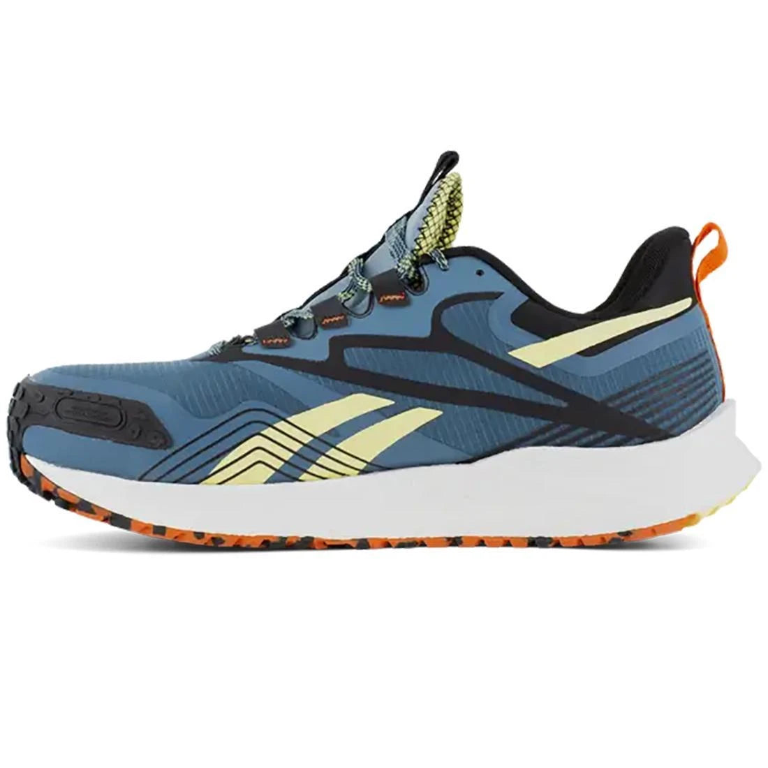 Fe4 Adventure Composite Toe Athletic Work Shoes for Men - Lightweight Safety Shoes with Slip Resistance, Breathable & Comfortable - Perfect for Construction, Warehouse & Outdoor Work (Blue)
