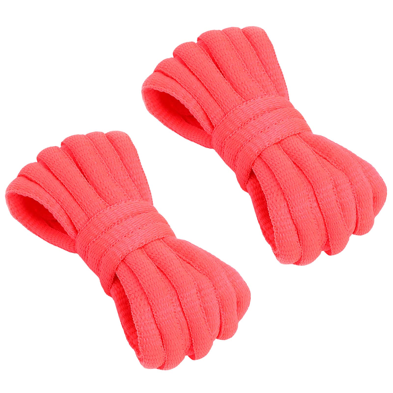 VSUDO 2 Pairs Oval Shoe Laces for Sneakers - Durable Athletic Shoelaces for Basketball, Baseball & Sports Shoes - Comfortable Shoestrings for Men & Women - Perfect for Running, Training & Casual Wear