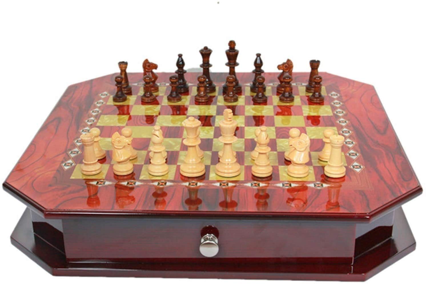 Premium Handcrafted Wooden Chess Set with Interior Storage | Classic Board Game for Home, Office & Gifts | Perfect for Game Nights & Decor