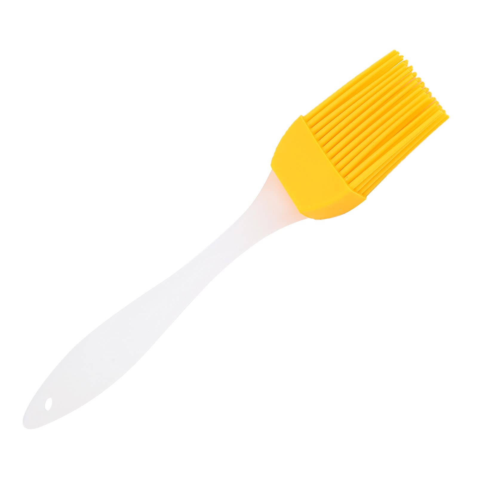 EVTSCAN Yellow Silicone Oil Brush - Non-Stick Grill Brush for BBQ, Kitchen & Outdoor Camping - Perfect for Seasoning, Basting & Cleaning Grills, Pans & Cookware