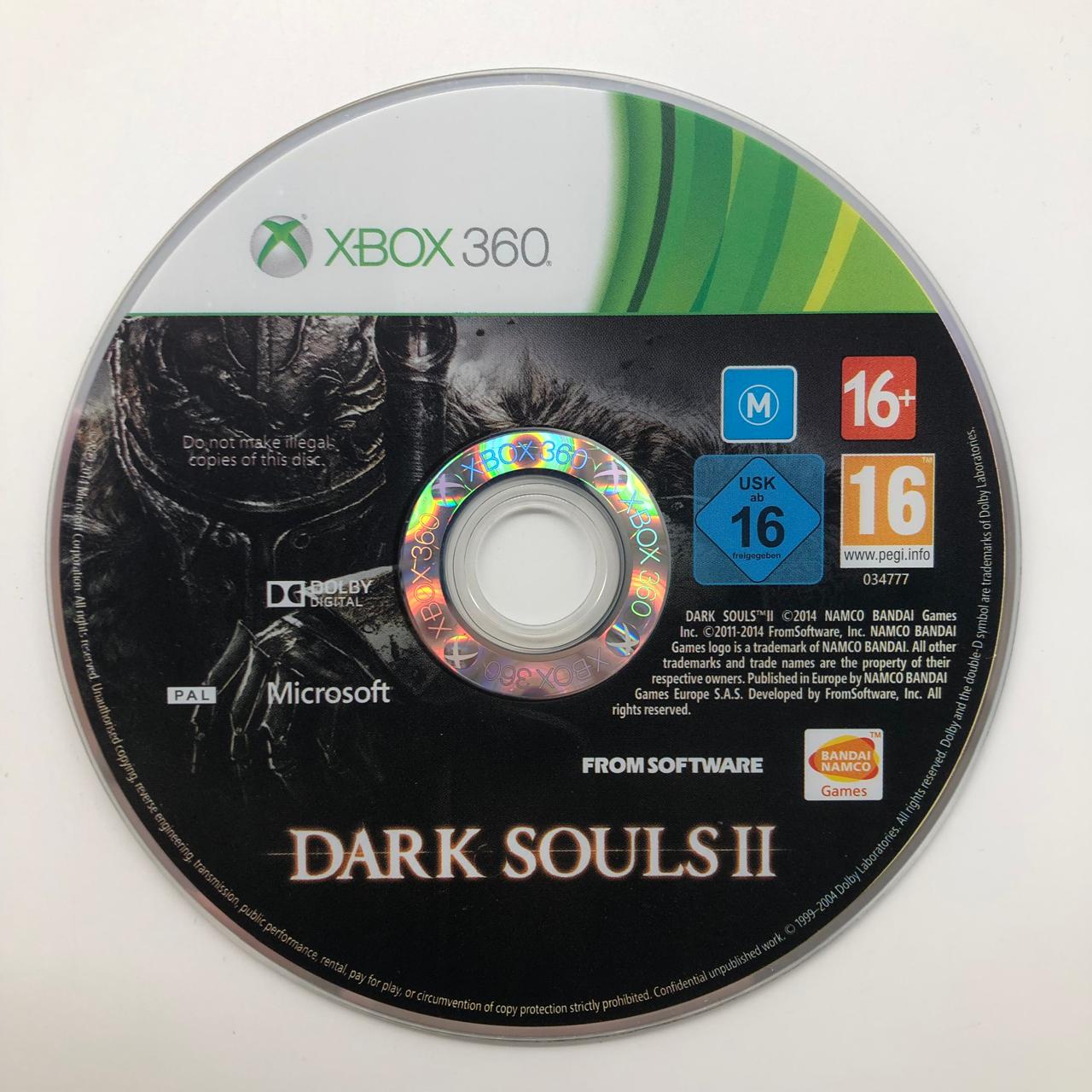 Dark Souls II Xbox 360 Game Disc Only - Action RPG Adventure Game for Xbox 360 Console - Perfect for Hardcore Gamers & Fantasy RPG Lovers