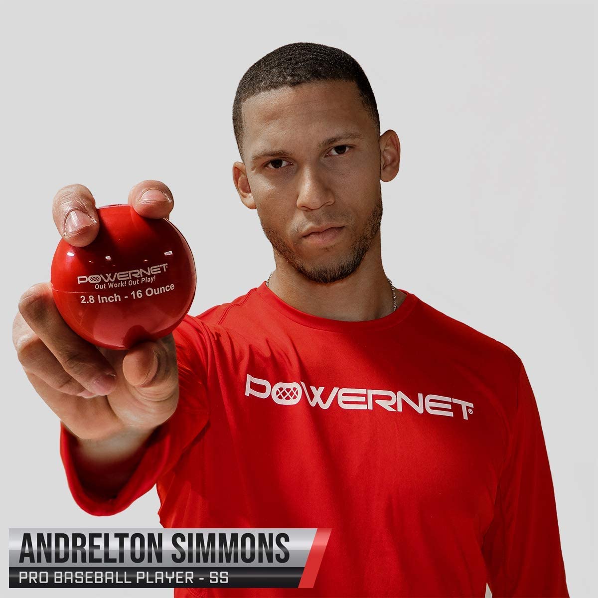 PowerNet Weighted Training Baseballs 2.8 oz - 6 Pack for Strength Training, Pitching Practice & Baseball Drills