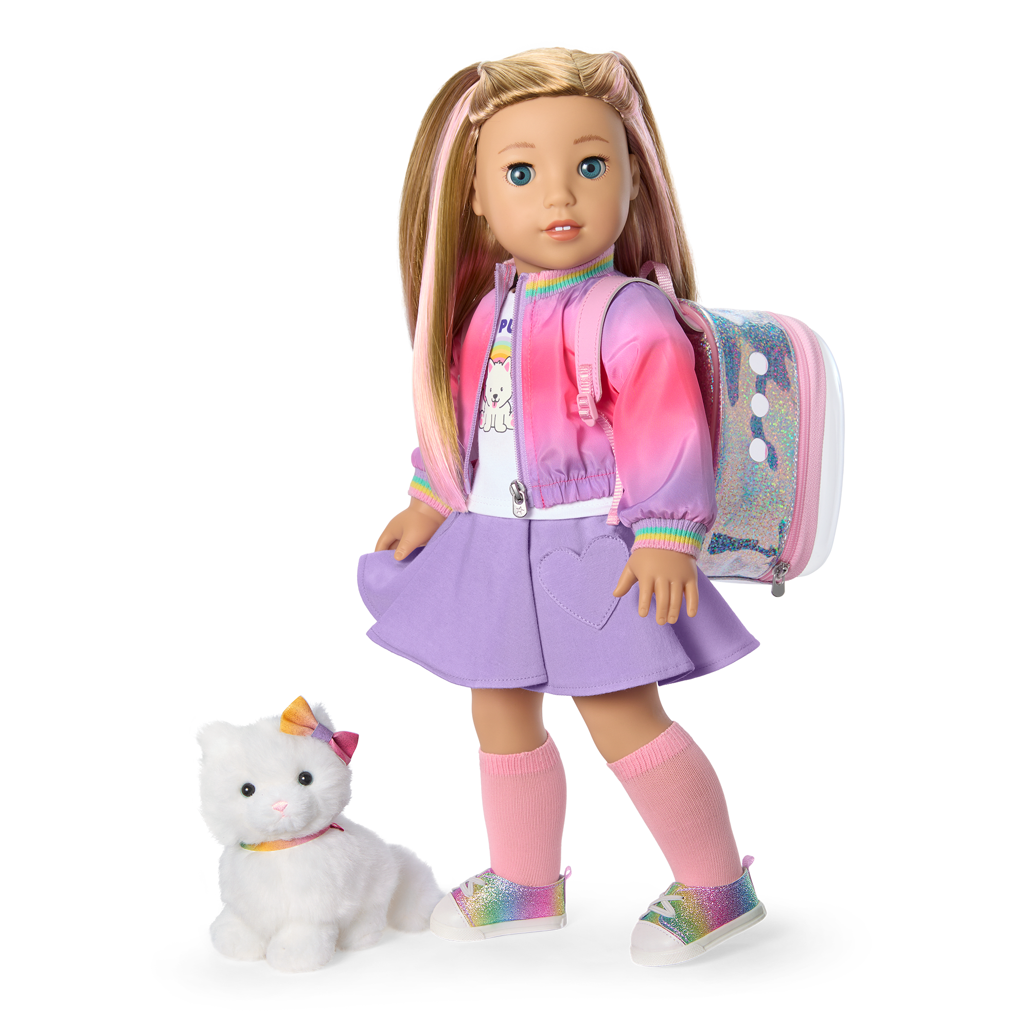 Summer’s™ Cat Fettuccine™ Doll - Girl of the Year™ 2025 | Collectible American Girl Doll for Kids & Collectors | Perfect for Playtime, Gifts & Display