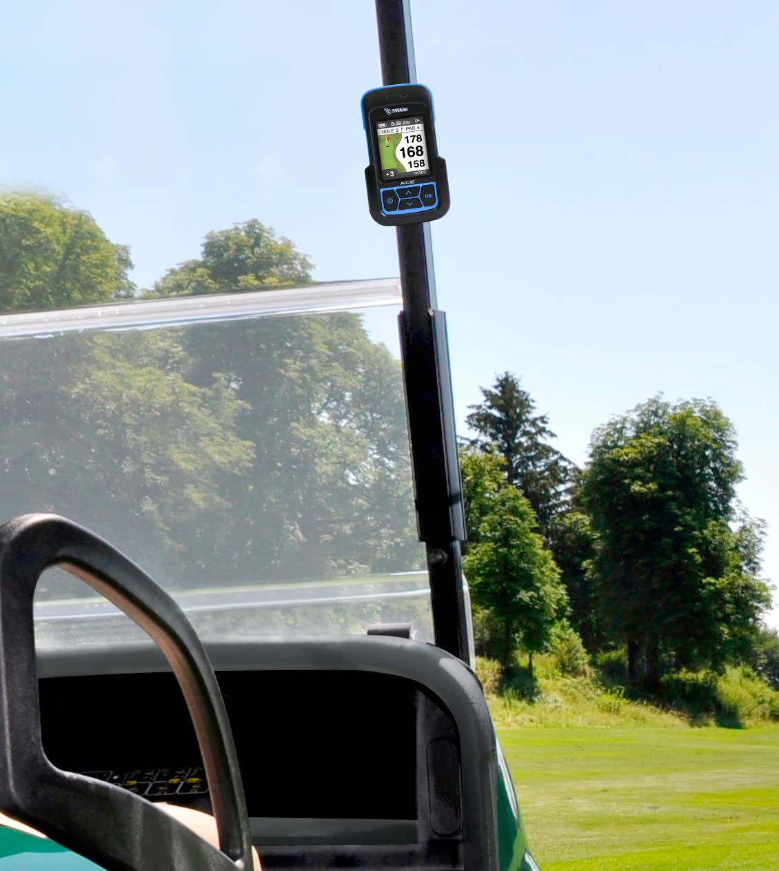 IZZO Golf Swami Ace Handheld GPS Rangefinder - Accurate Distance Measurement for Golfers | Perfect for Course Navigation & Improving Your Game