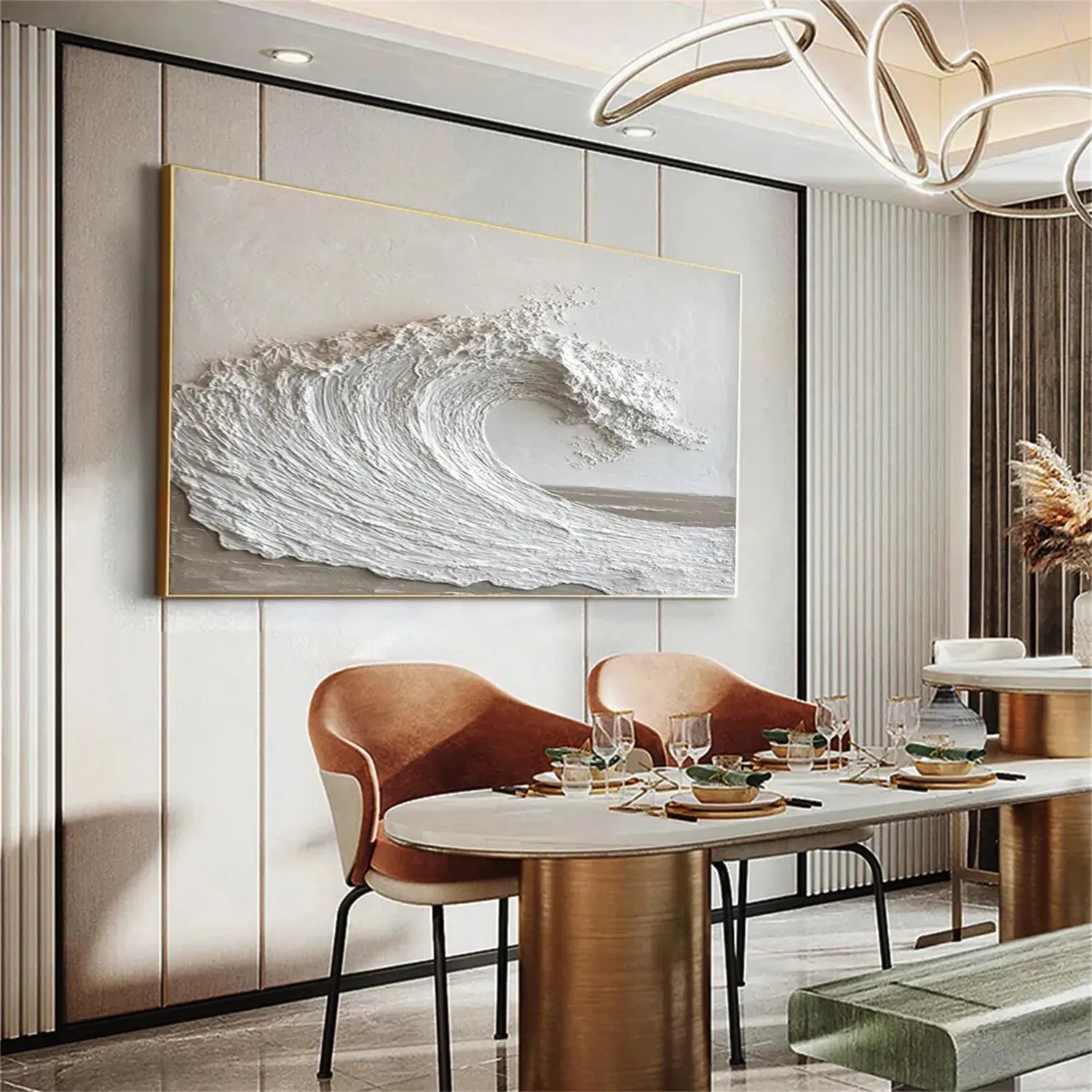 Ocean And Sky Painting #OS 216 - Stunning Seascape Wall Art for Home & Office Decor - Perfect for Living Room, Bedroom or Beach House