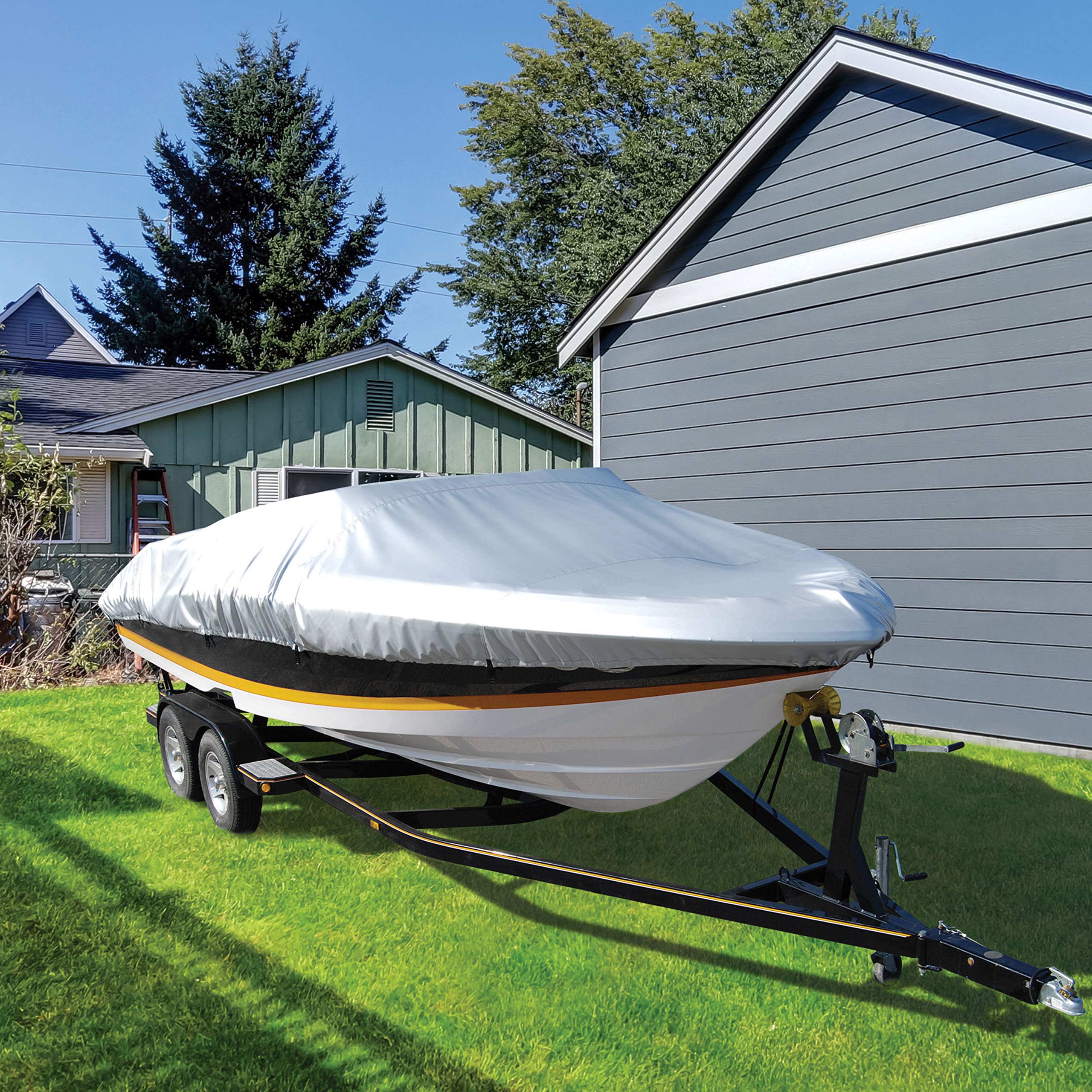 **Moor 'n Stor Premium Boat Cover - Heavy Duty Waterproof Protection for Boats, Yachts & Marine Use - Ideal for Outdoor Storage, Travel & All-Weather Protection**