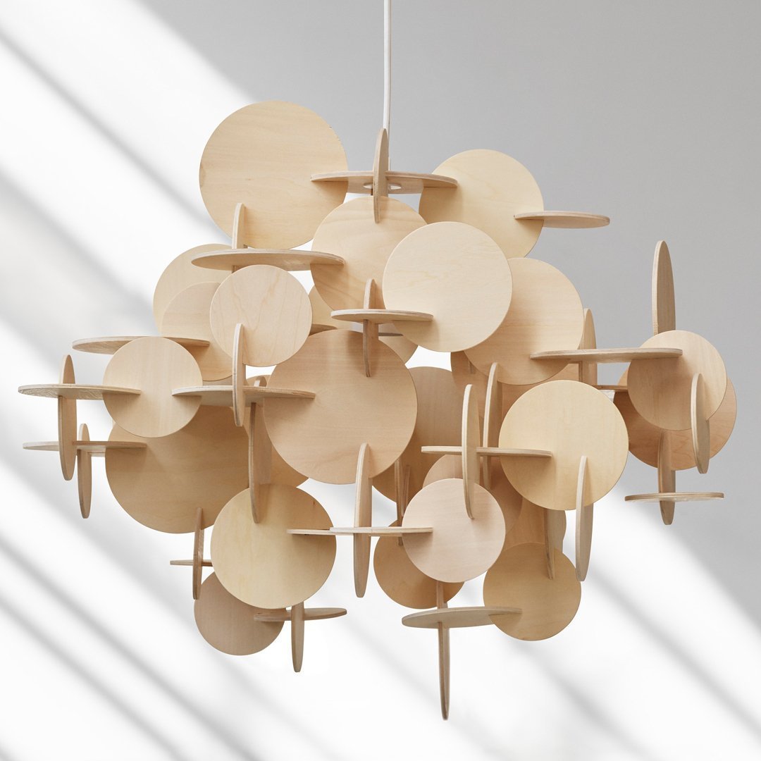 Modern Bau Pendant Lamp - Sleek Scandinavian Design for Living Room, Bedroom, or Dining Area | Adjustable Hanging Light Fixture