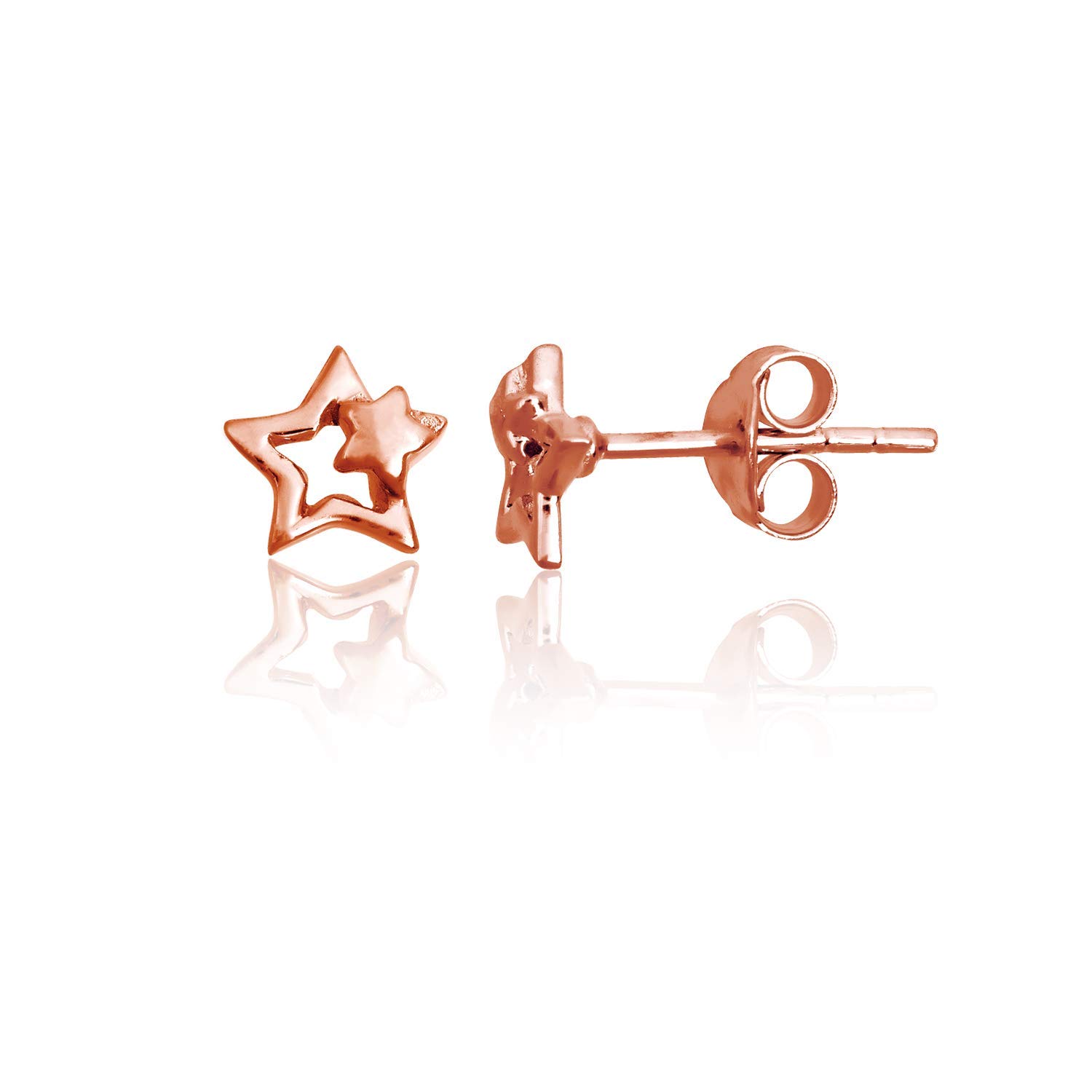 925 Sterling Silver Star Stud Earrings for Women - Hypoallergenic & Tarnish-Resistant - Perfect for Everyday Wear, Gifts & Special Occasions