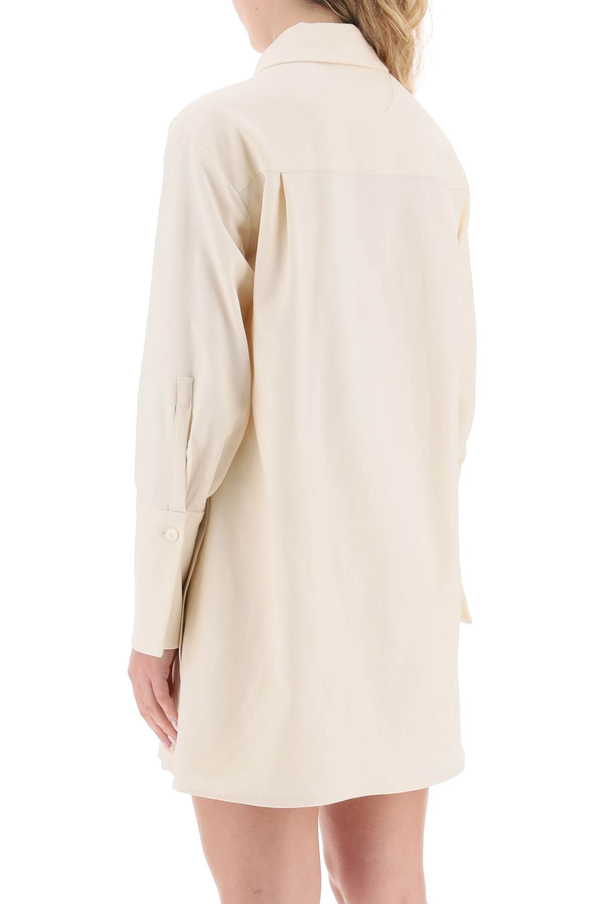By Malene Birger 'Mallega' Long Overshirt - Stylish Women's Loose Fit Button Down Shirt for Casual & Office Wear