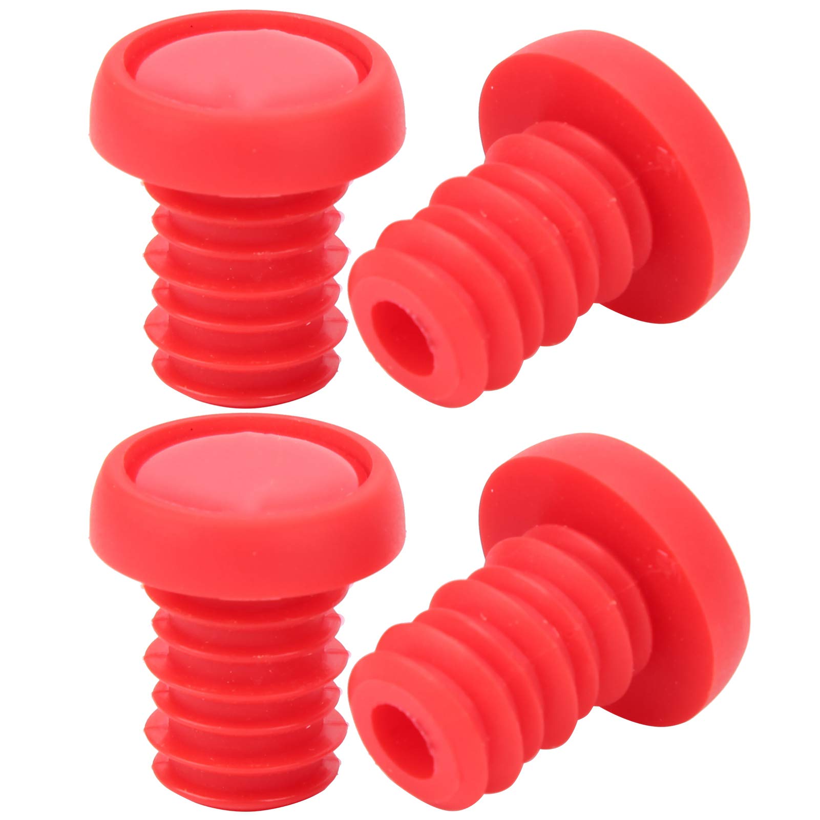 SUNGOOYUE Bike Handlebar End Plugs - Durable Polyester Rubber Bar End Screw Plugs for BMX, MTB, Road Bikes | Secure Grip & Safety Protection for Cycling, Commuting, Off-Road Adventures