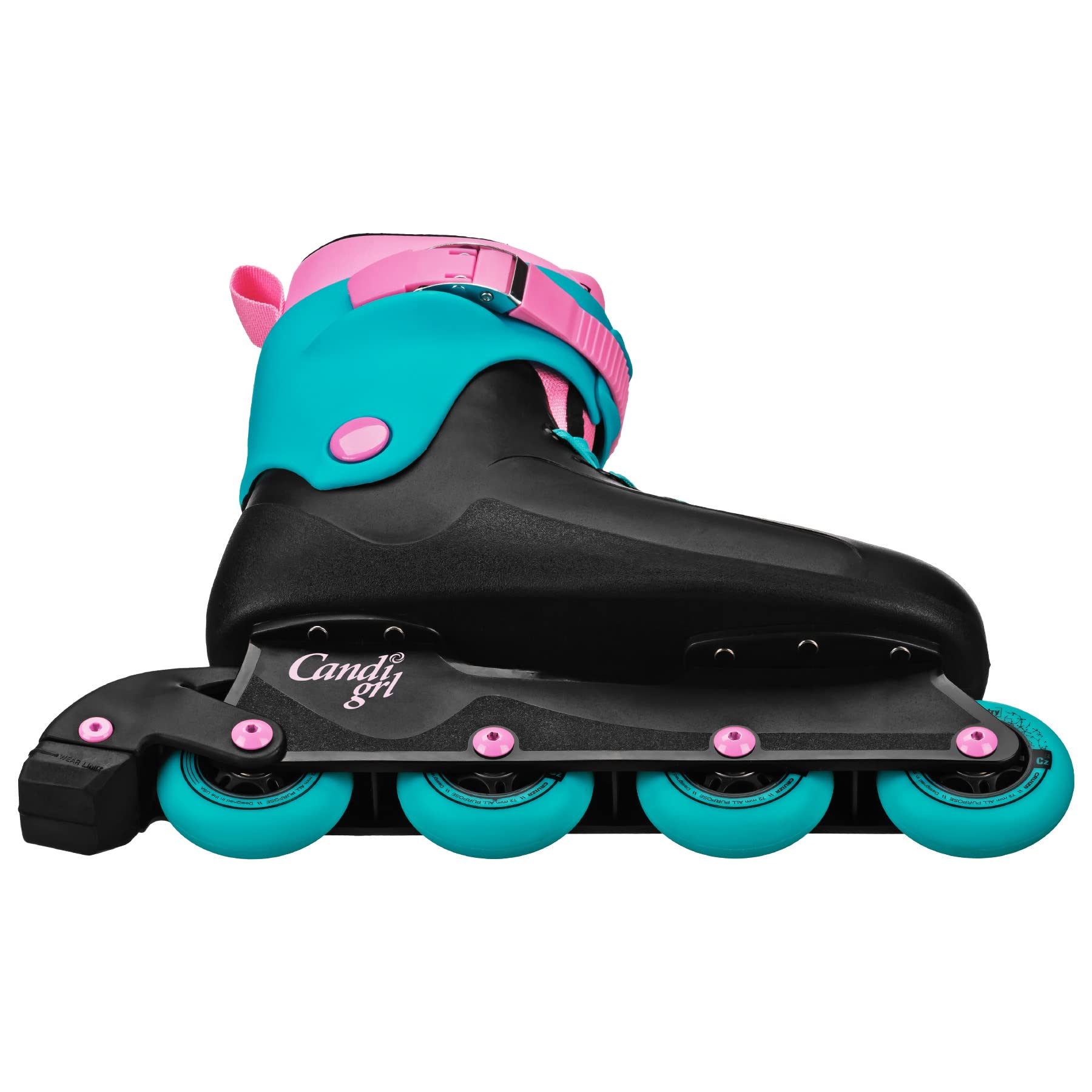 Roller Derby Elite Candi GRL South Beach Women's Inline Skates - Perfect for Outdoor Fitness, Roller Skating Rinks & Beachside Cruising