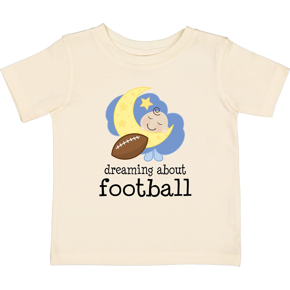 Inktastic Football Baby Onesie - Cute Football Lover Baby Bodysuit for Boys & Girls - Perfect Gift for Newborns & Infants - Great for Game Day, Birthdays & Nursery Outfits