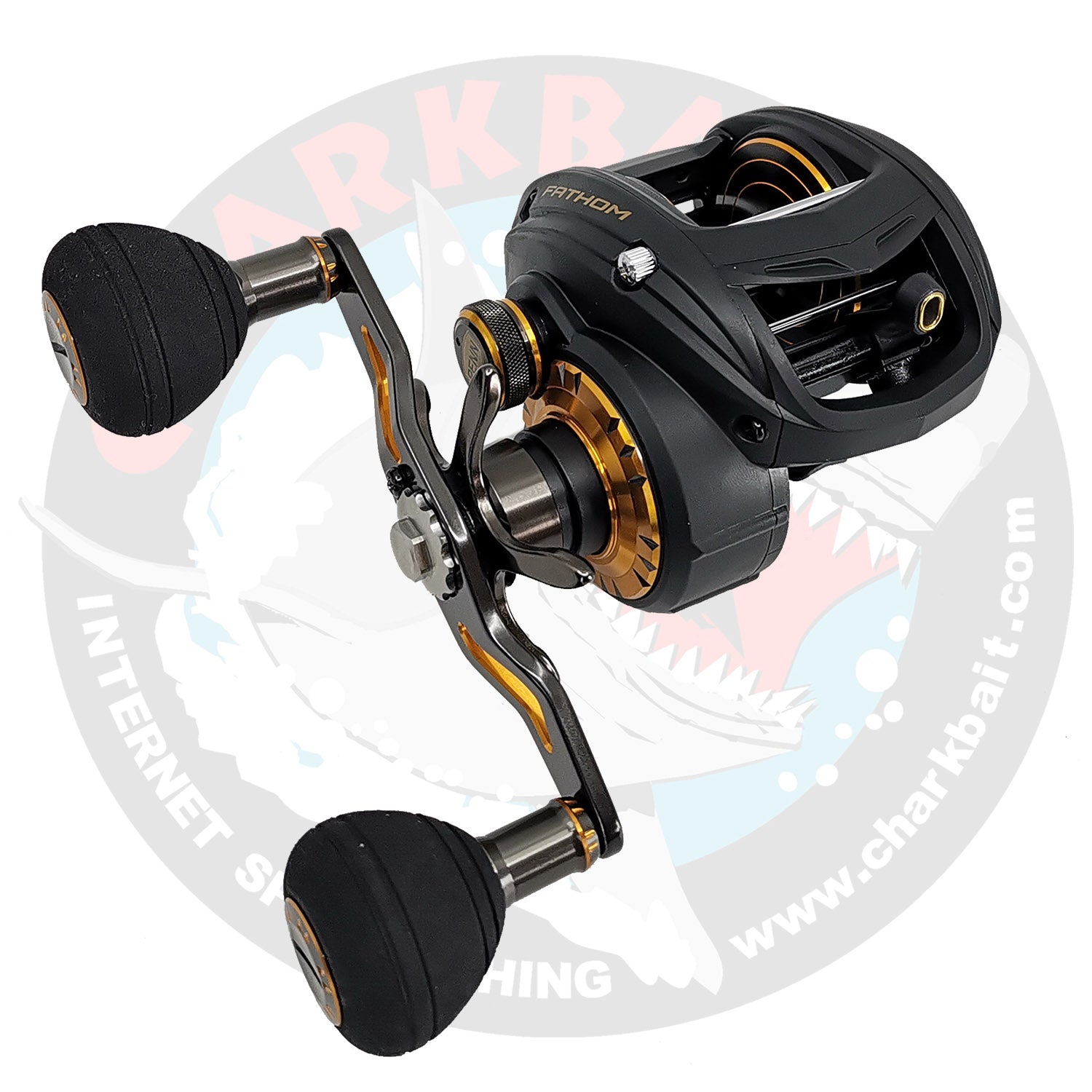 Penn Fathom Low Profile Baitcasting Reels - Saltwater & Freshwater Fishing Gear for Bass, Walleye & Inshore Anglers - Perfect for Casting, Trolling & Jigging
