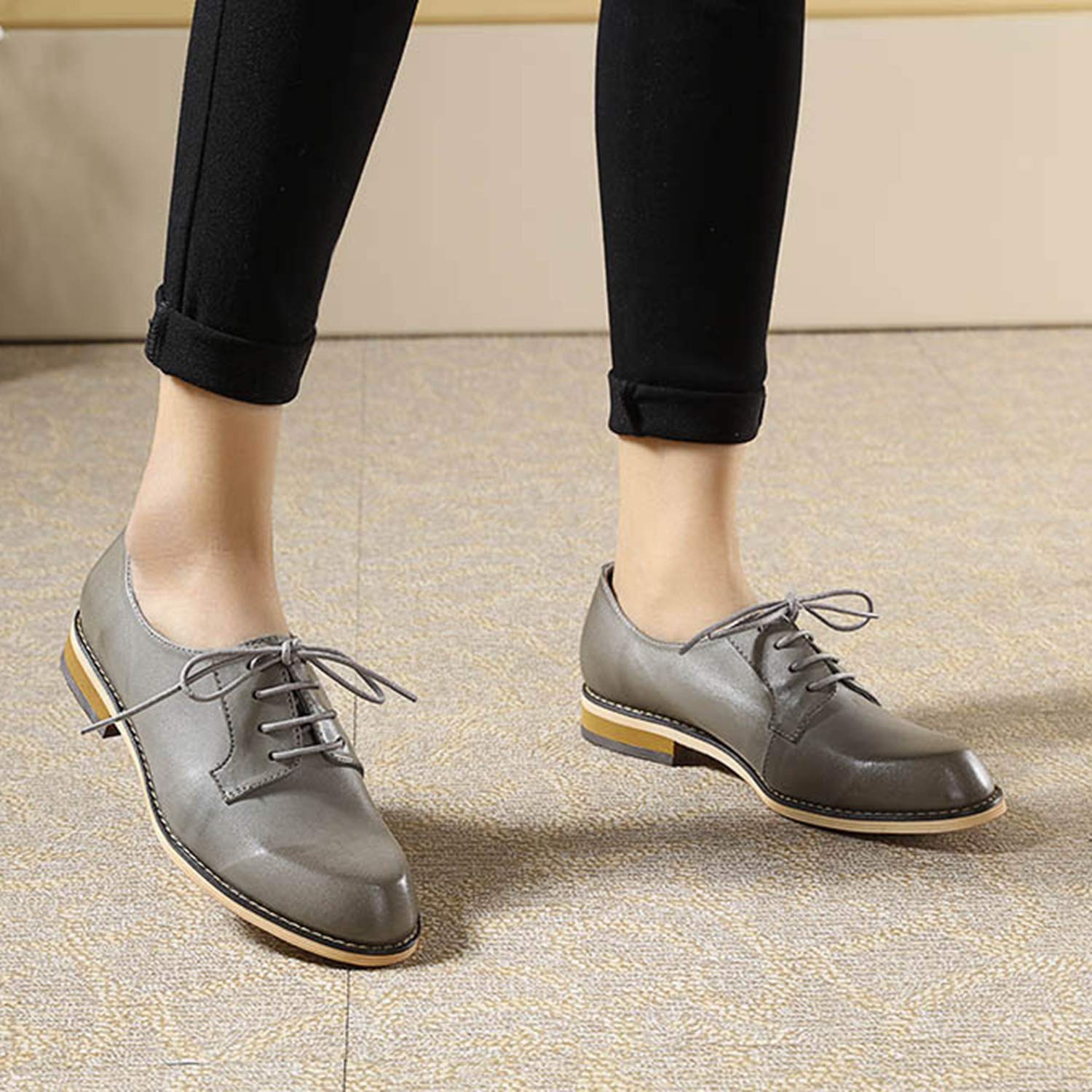 Handmade Women's Oxford Derby Shoes - Comfortable Leather Lace-Up Dress Shoes for Ladies | Perfect for Office, Weddings & Formal Occasions