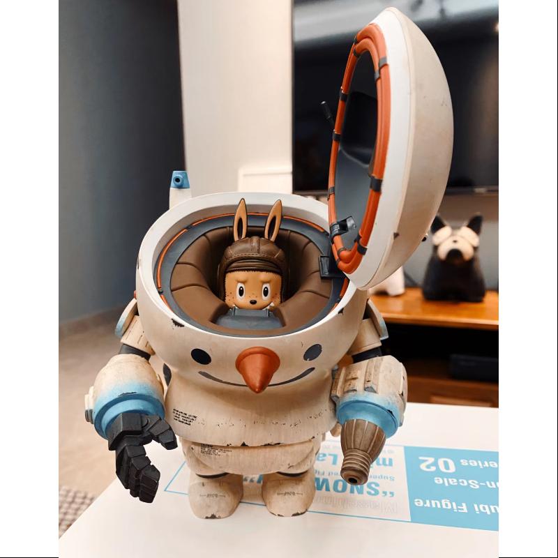 Labubu The Monsters Snowman With Mini Labubu Pilot Ver.2.0 LIMITED Edition Collectible Figure - Perfect for Display, Gifts & Pop Culture Enthusiasts