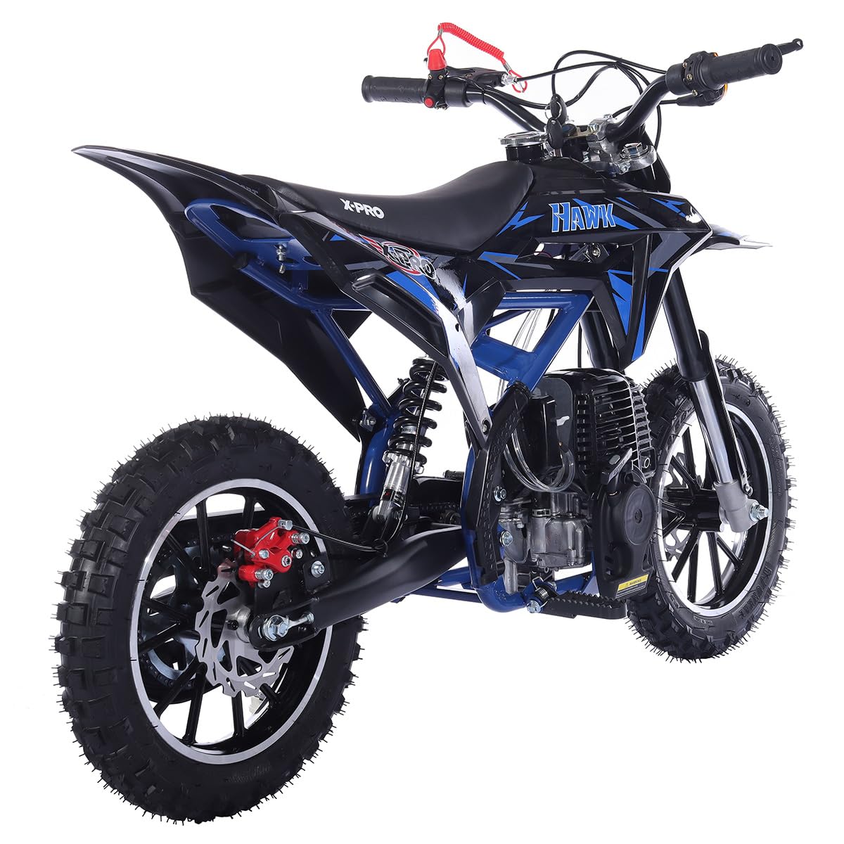 X-PRO Hawk Mini 40CC Gas-Powered 4-Stroke Dirt Bike with Pull Start & 10