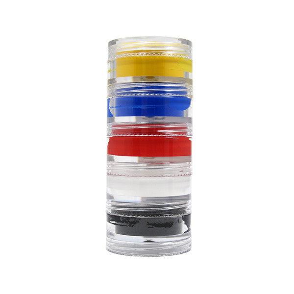 Ben Nye Primary Creme Stack - Professional Makeup Palette for Stage & Special Effects - Perfect for Halloween, Cosplay & Theatrical Makeup