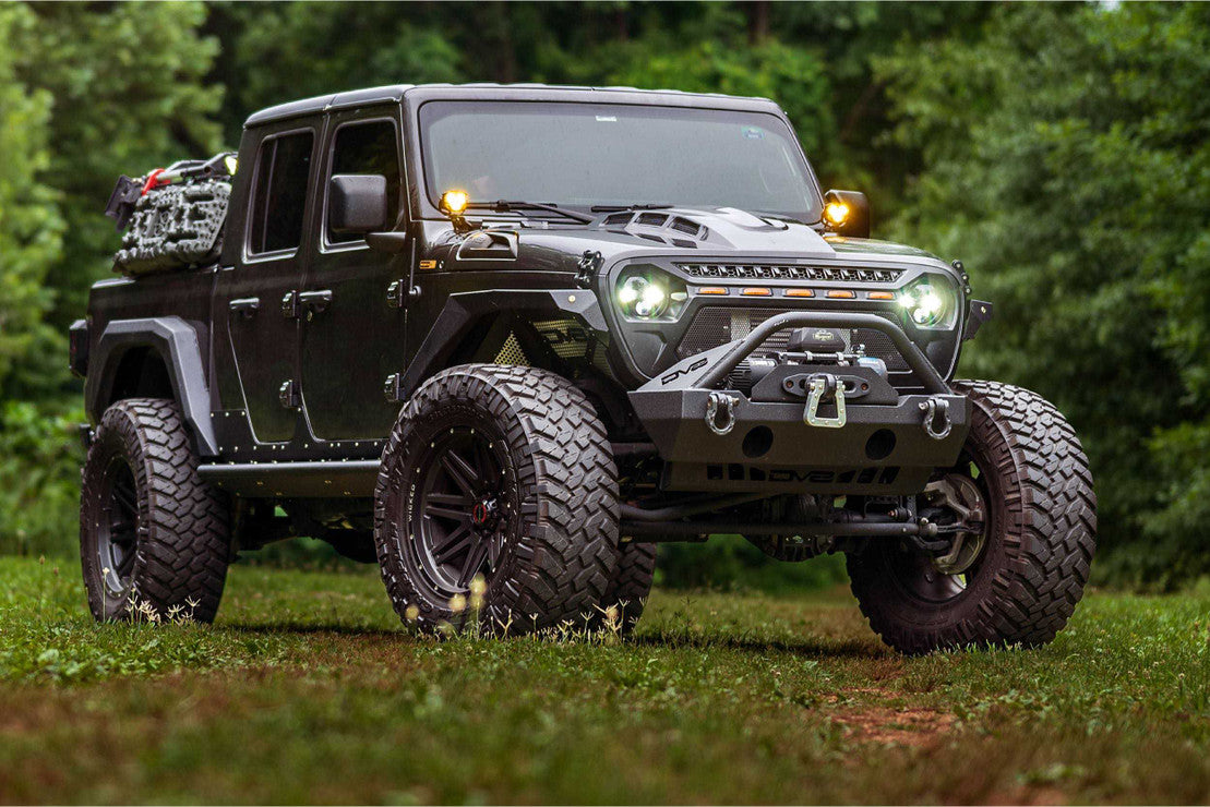 JEEP WRANGLER JL / GLADIATOR JT Waterproof LED Headlights - 7-Inch Sealed Beam Headlamp Conversion Kit for Off-Road, Night Driving & Adventure